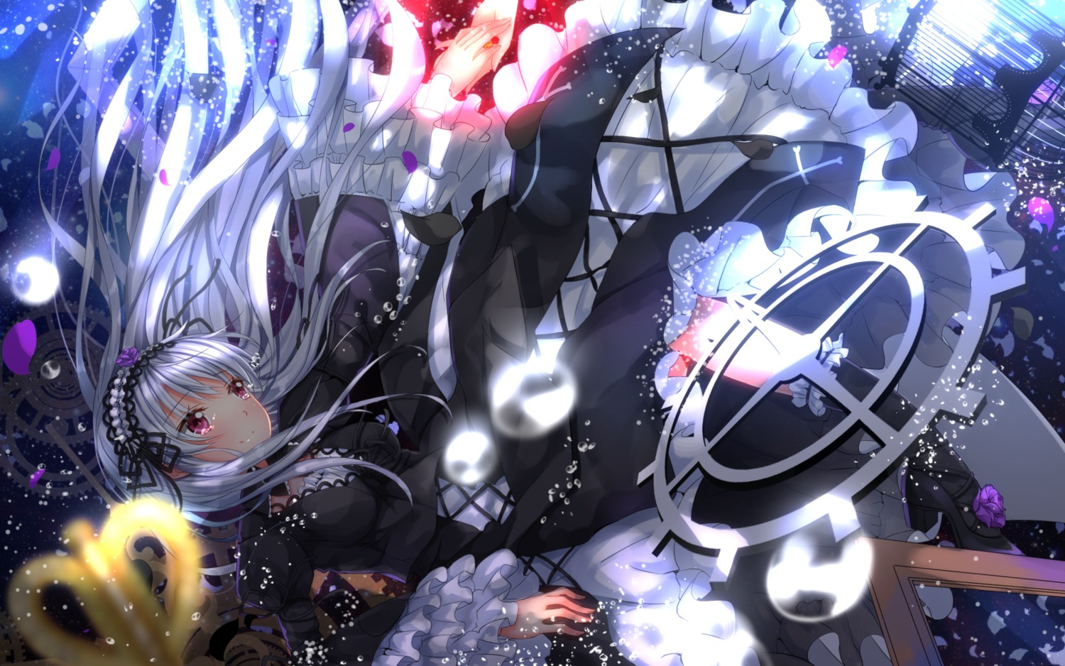 gothic_lolita lolita_fashion rozen_maiden suigintou swordsouls wallpaper