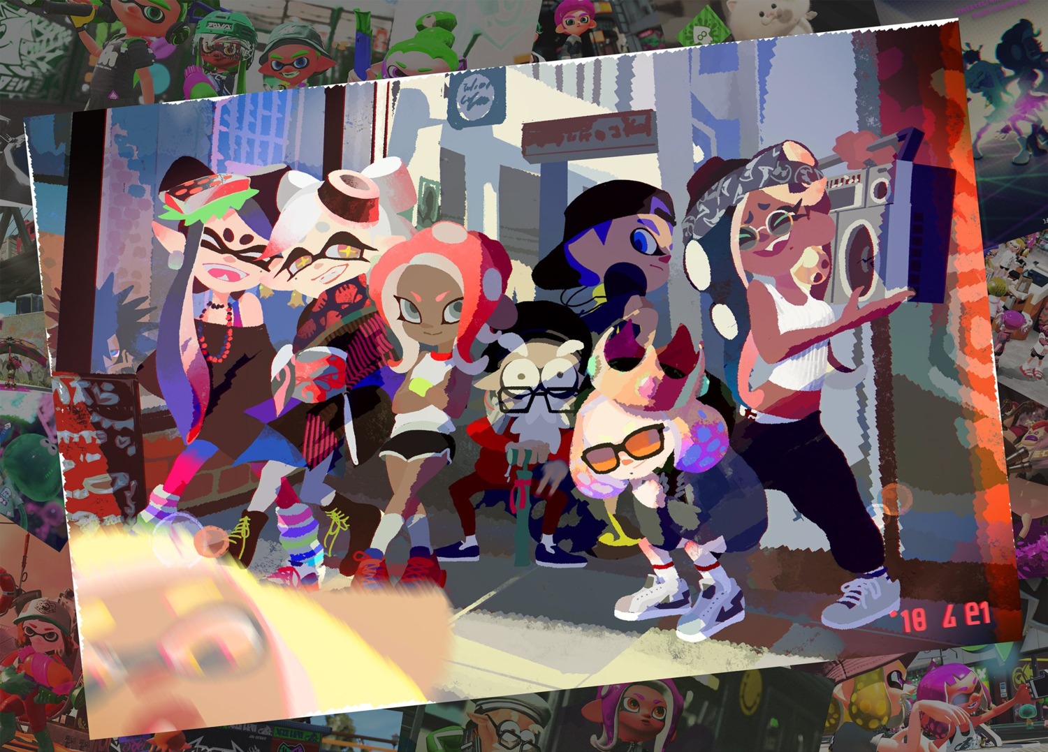 agent_8_(splatoon) aori_(splatoon) cap'n_cuttlefish hotaru_(splatoon) iida_(splatoon) inkling_(splatoon) marina_(splatoon) megane nintendo pearl_(splatoon) pointy_ears splatoon tagme