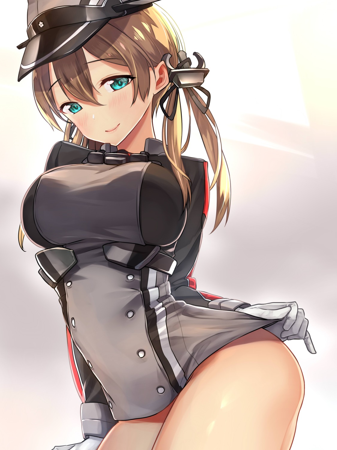 baffu bottomless kantai_collection prinz_eugen_(kancolle) uniform