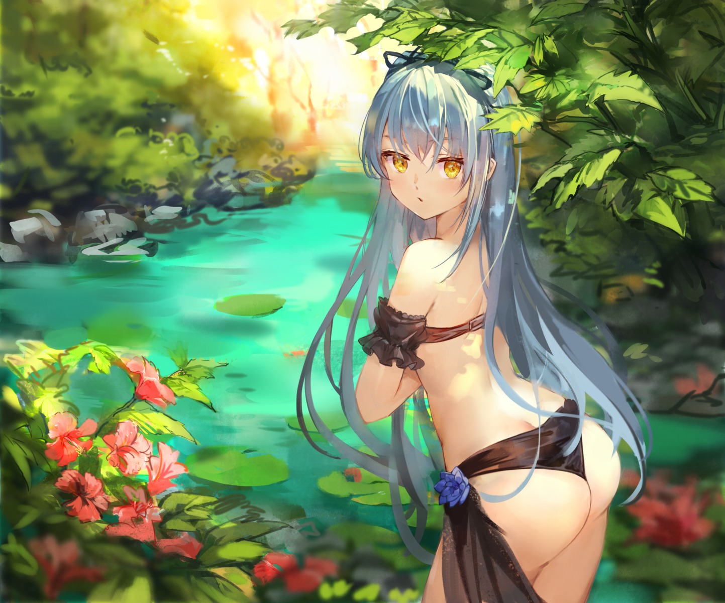 ass bikini eiyuu_densetsu eiyuu_densetsu:_zero_no_kiseki swimsuits thong tio_plato xj_(pixiv14930173)