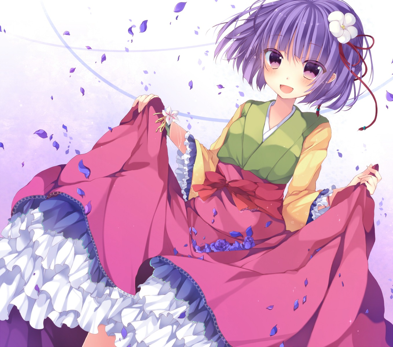 hieda_no_akyuu japanese_clothes sushimekabu touhou