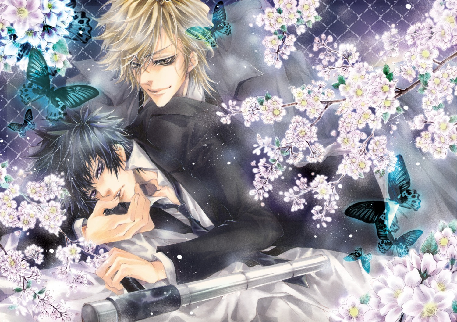 dino hibari_kyoya katekyo_hitman_reborn! lee_sun-young male yaoi