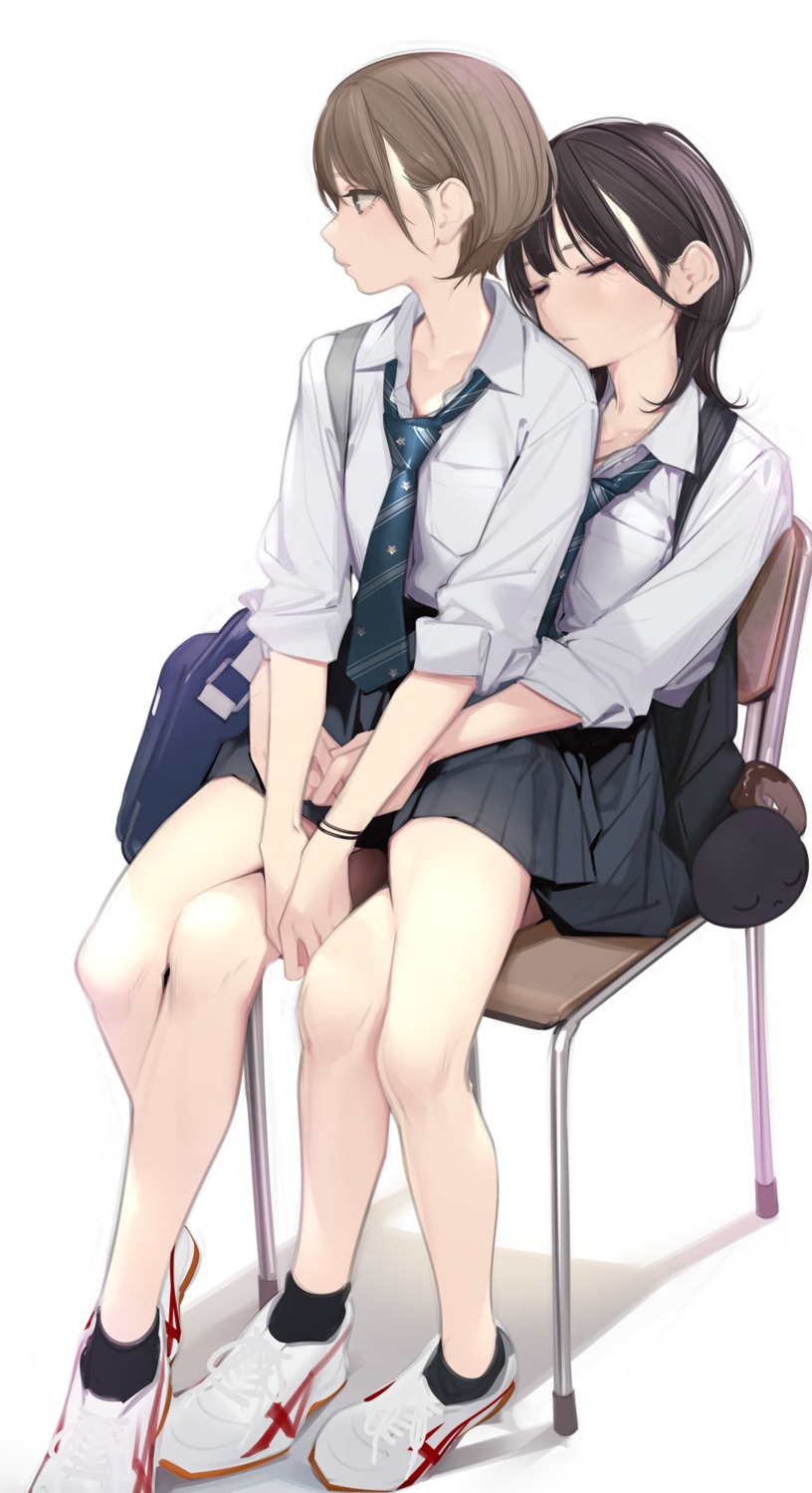 ama_mitsuki seifuku yuri