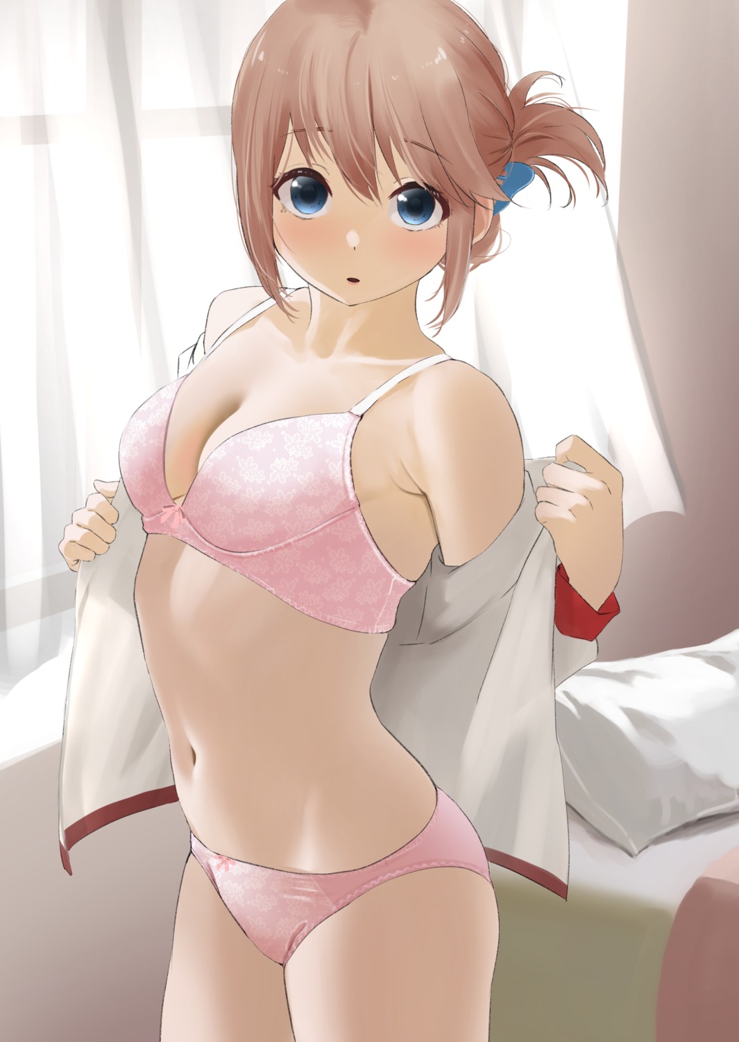 bra komaki_manaka open_shirt pantsu tama_(seiga46239239) to_heart_(series) to_heart_2 undressing