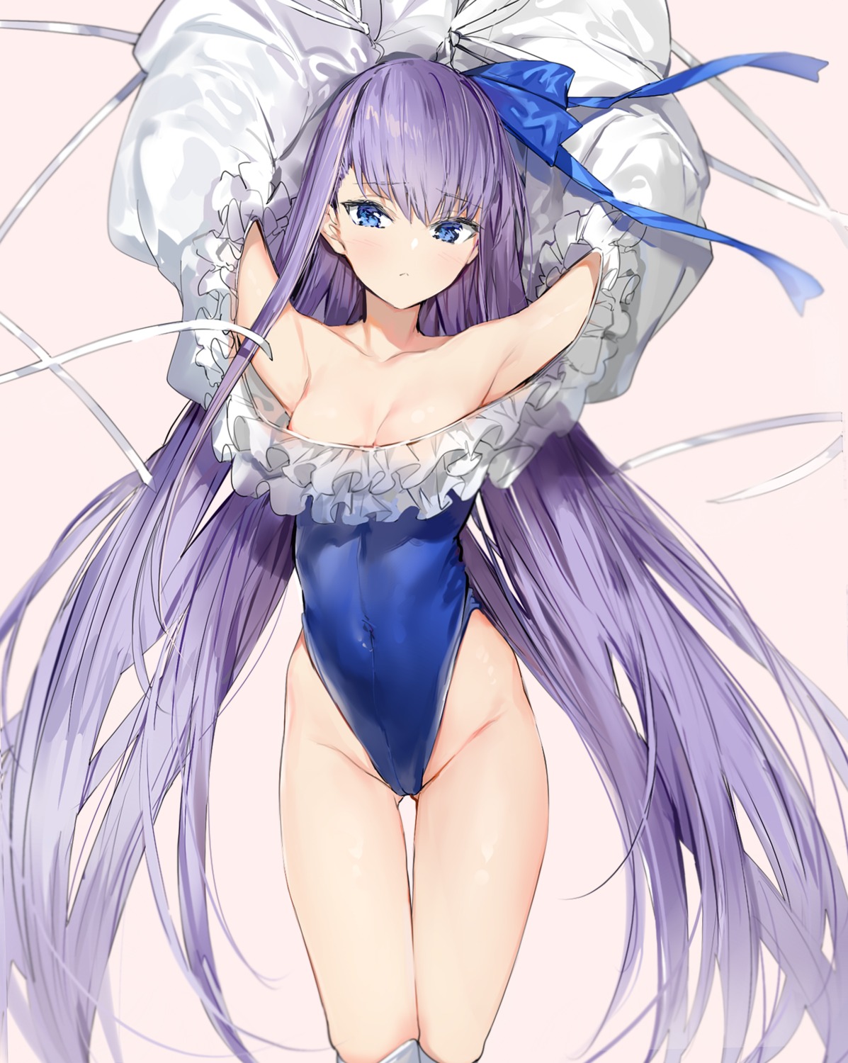 cleavage fate/grand_order meltlilith silver_(chenwen) swimsuits