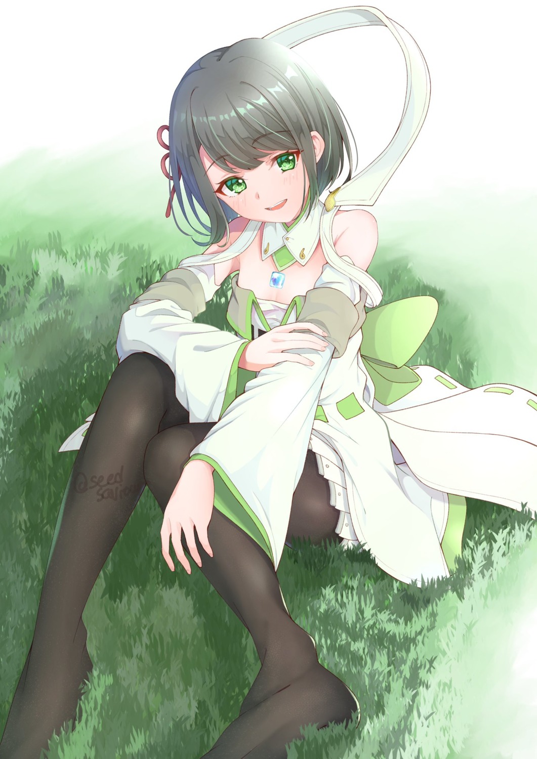 miyabi_(xenoblade_3) no_bra pantyhose tagme xenoblade xenoblade_chronicles_3