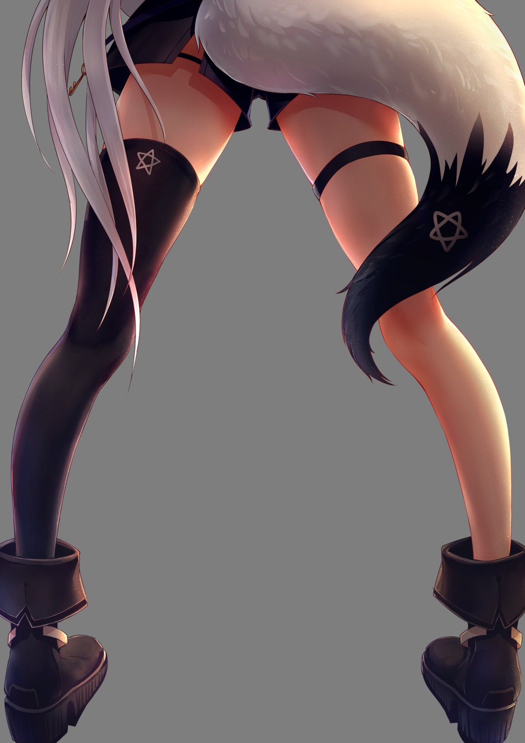 catxuan garter hololive tail thighhighs transparent_png