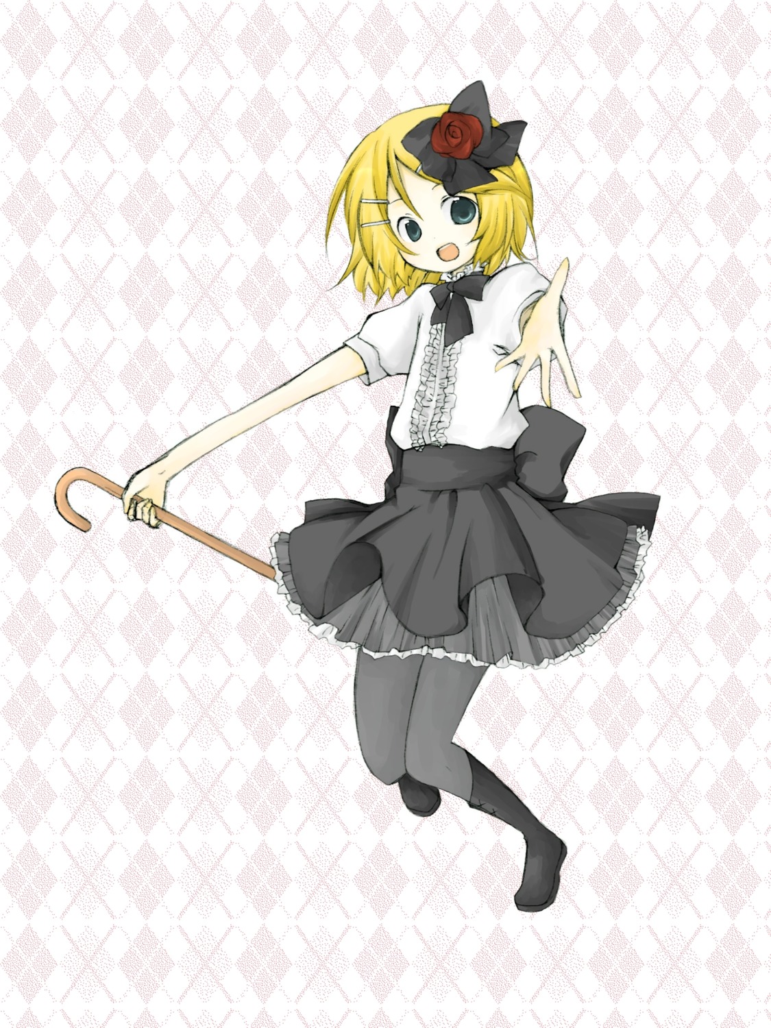 kagamine_rin pantyhose tomine_chiho vocaloid