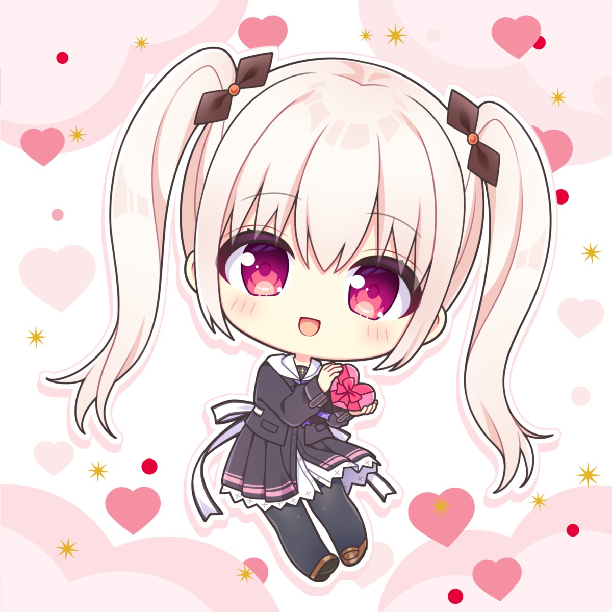 chibi hello_good-bye hiiragi_koharu lump_of_sugar moekibara_fumitake pantyhose seifuku valentine