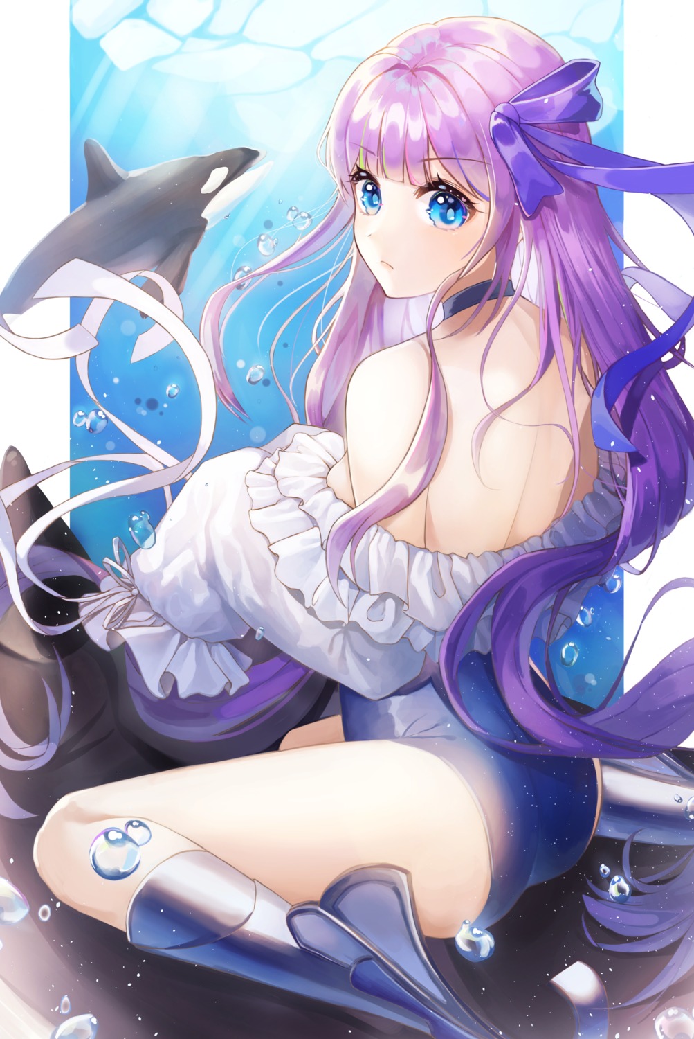 ass fate/grand_order meltlilith swimsuits yulmung_ym