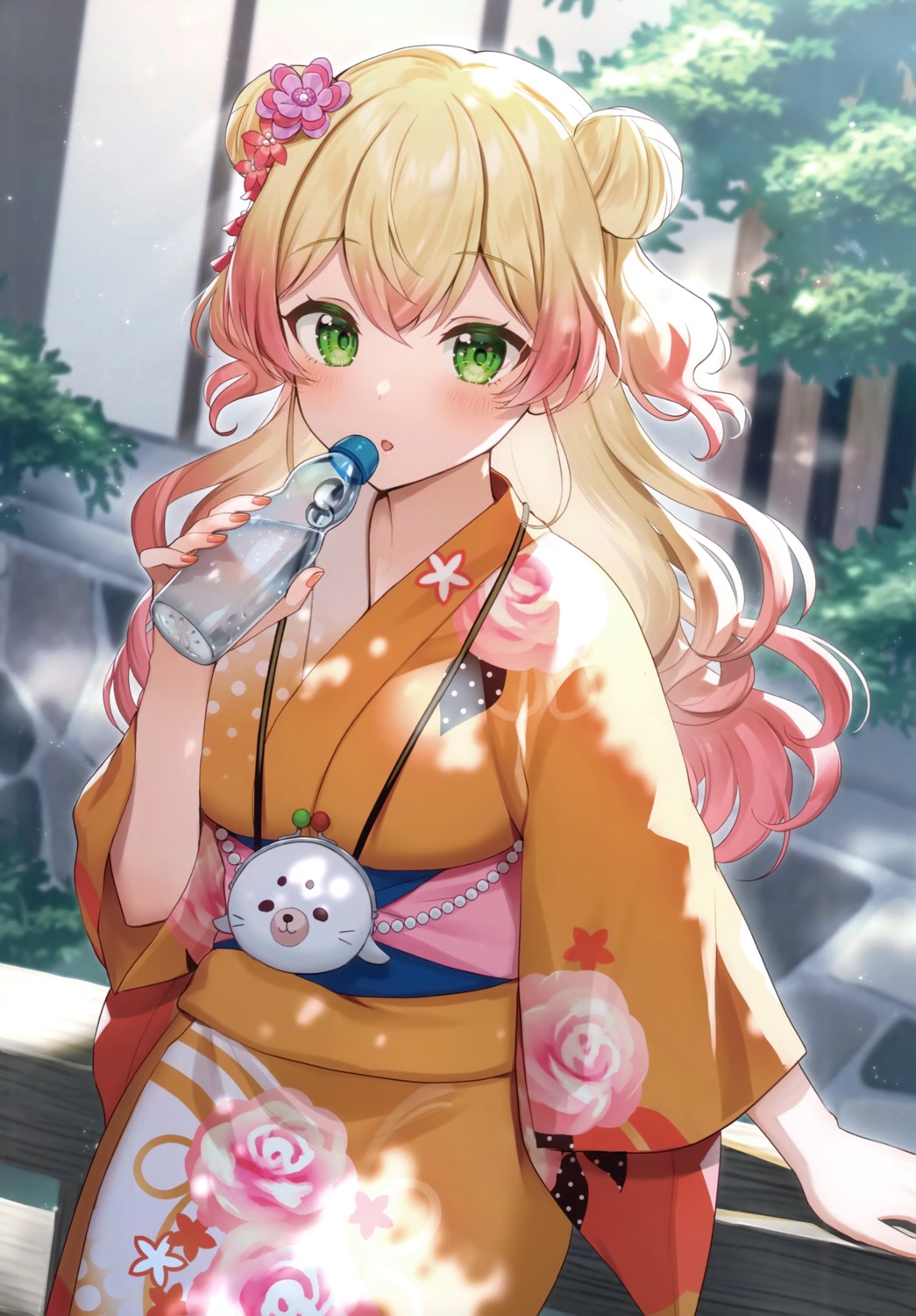 hololive momoshiki_tsubaki momosuzu_nene pitsche yukata