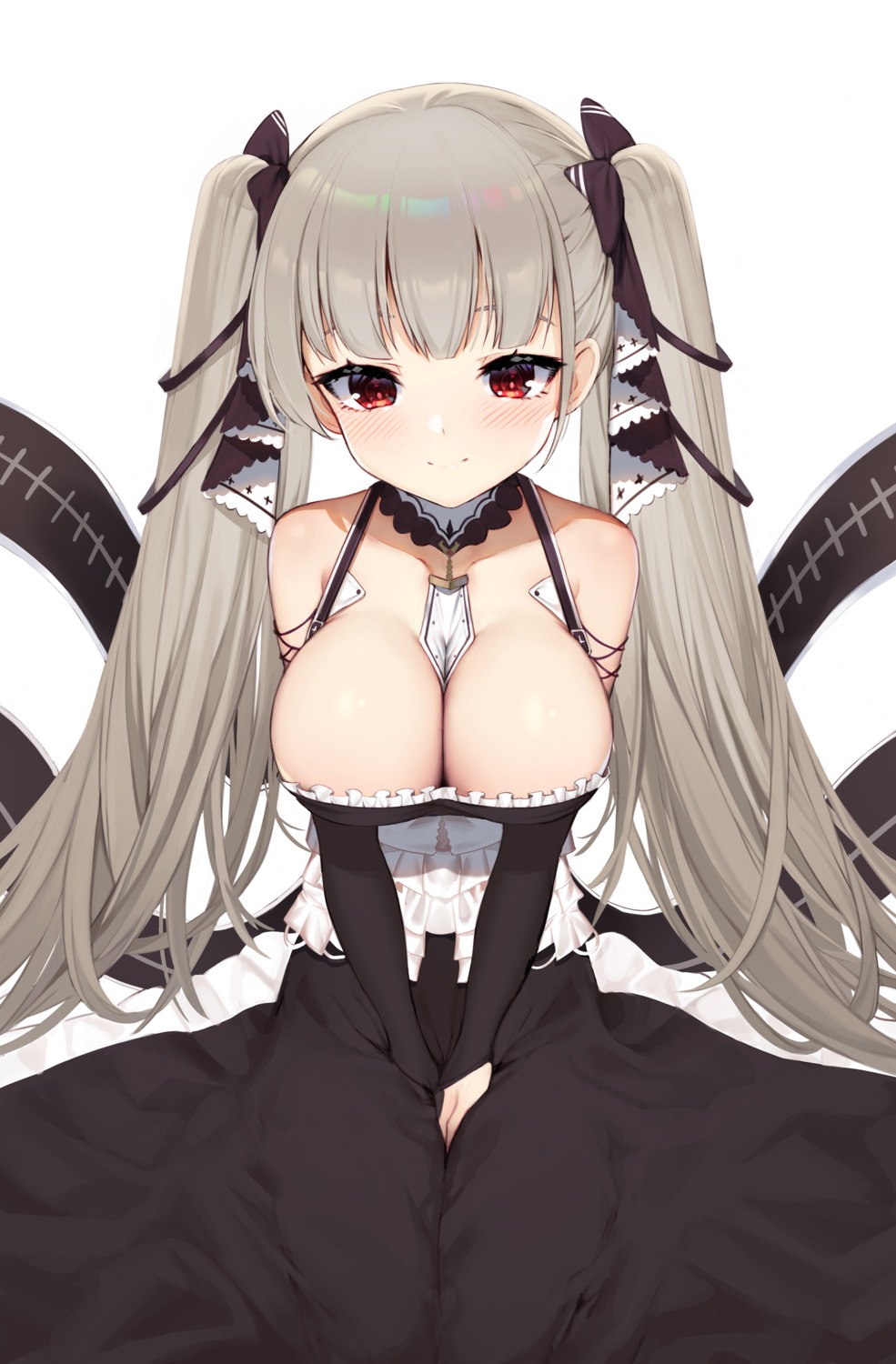 azur_lane dress formidable_(azur_lane) lolita_fashion no_bra topu