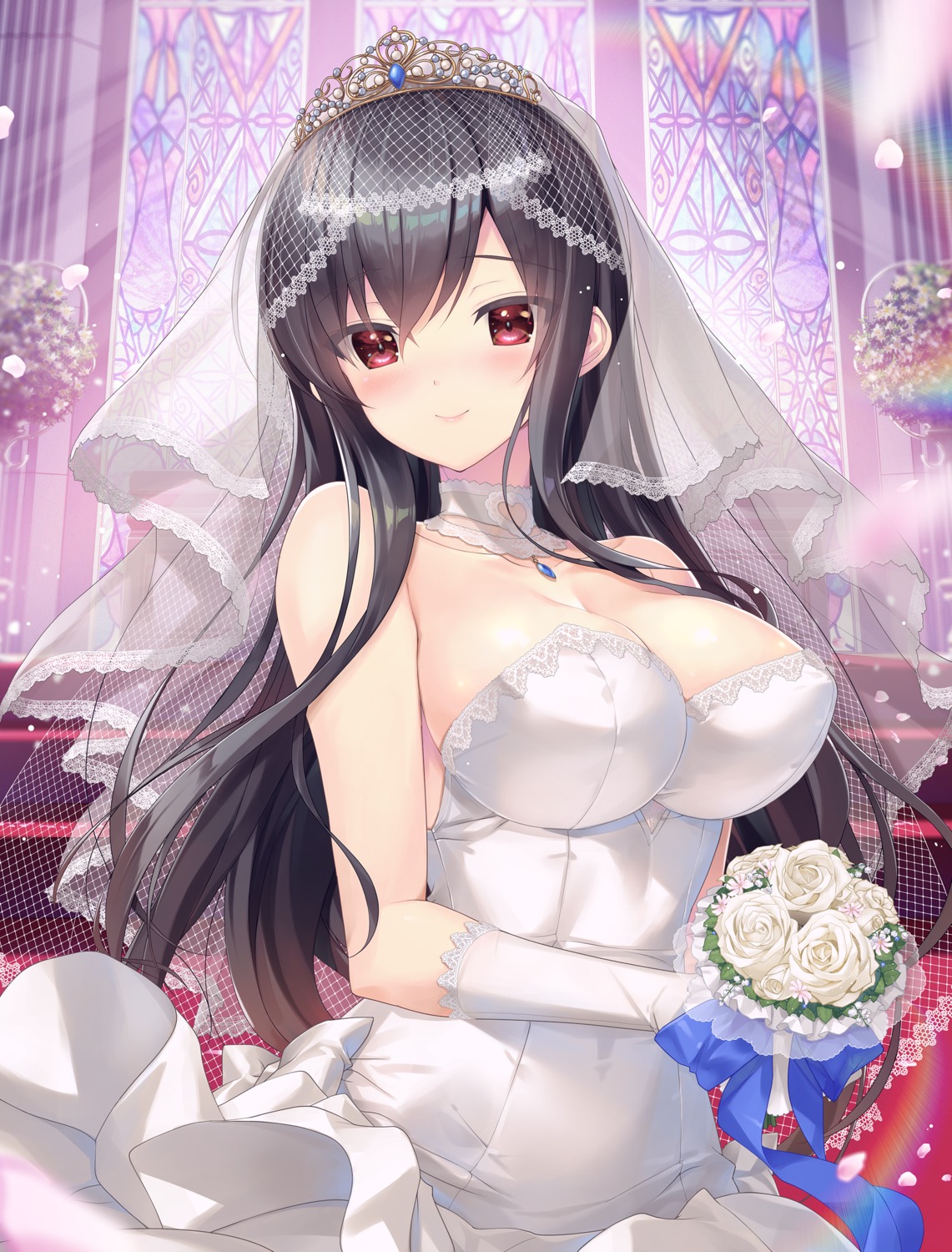 dress emily marmalade no_bra omaezaki_yuu study_§_steady wedding_dress