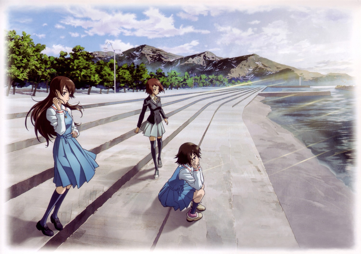 ando_aiko isurugi_noe seifuku sekiguchi_kanami true_tears yuasa_hiromi