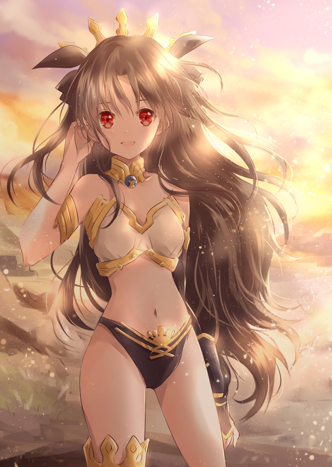 bikini_armor fate/grand_order hoshiibara_mato ishtar_(fate/grand_order)