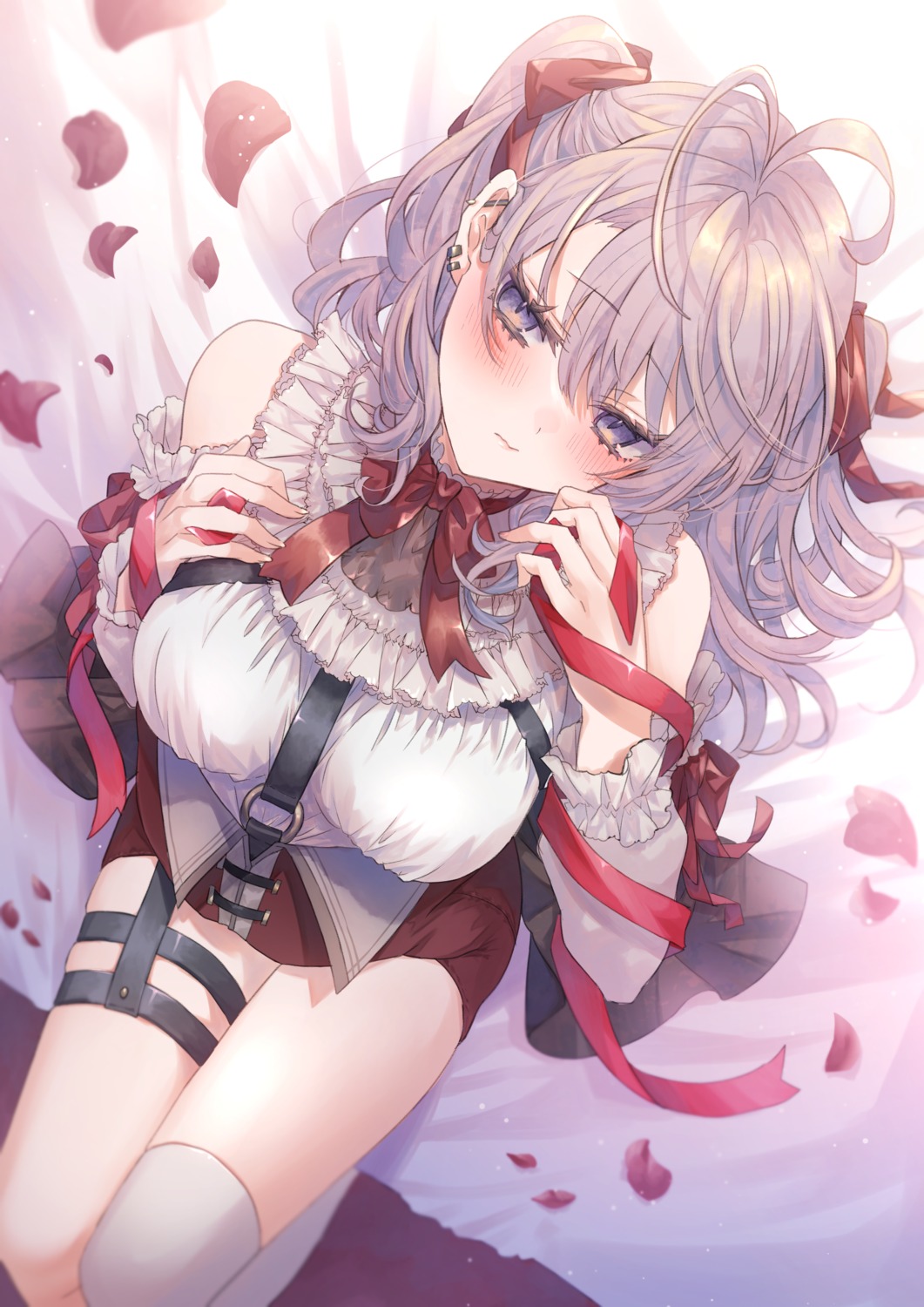 garter shikino_yuki thighhighs