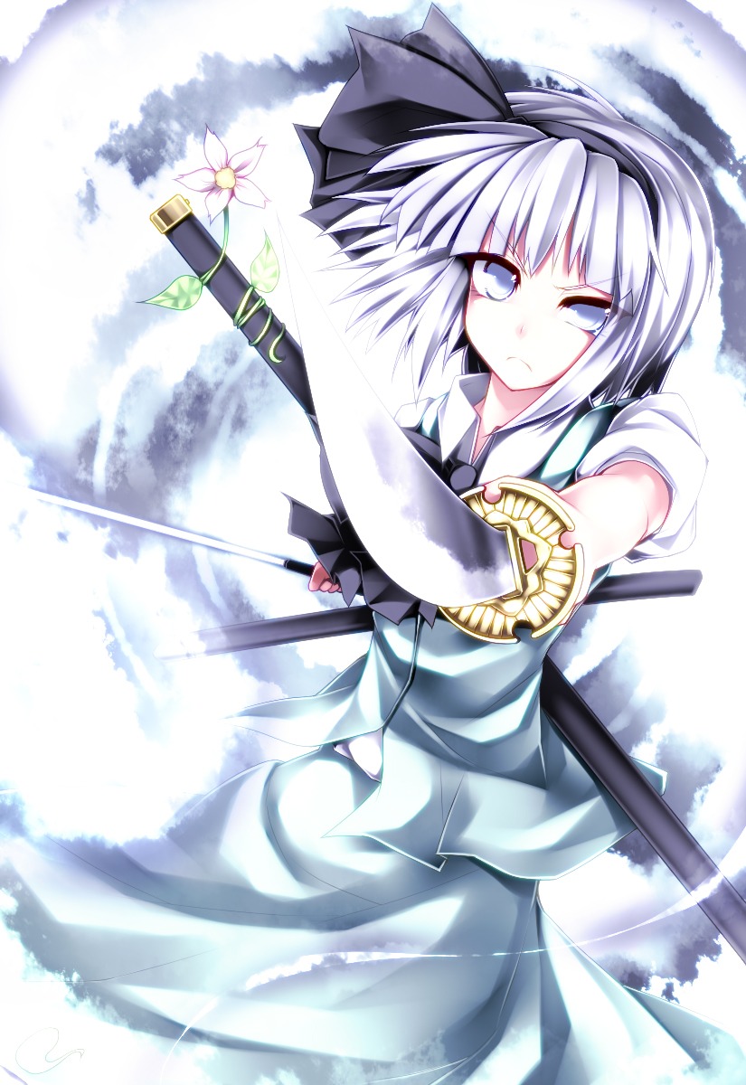 kazetto konpaku_youmu sword touhou