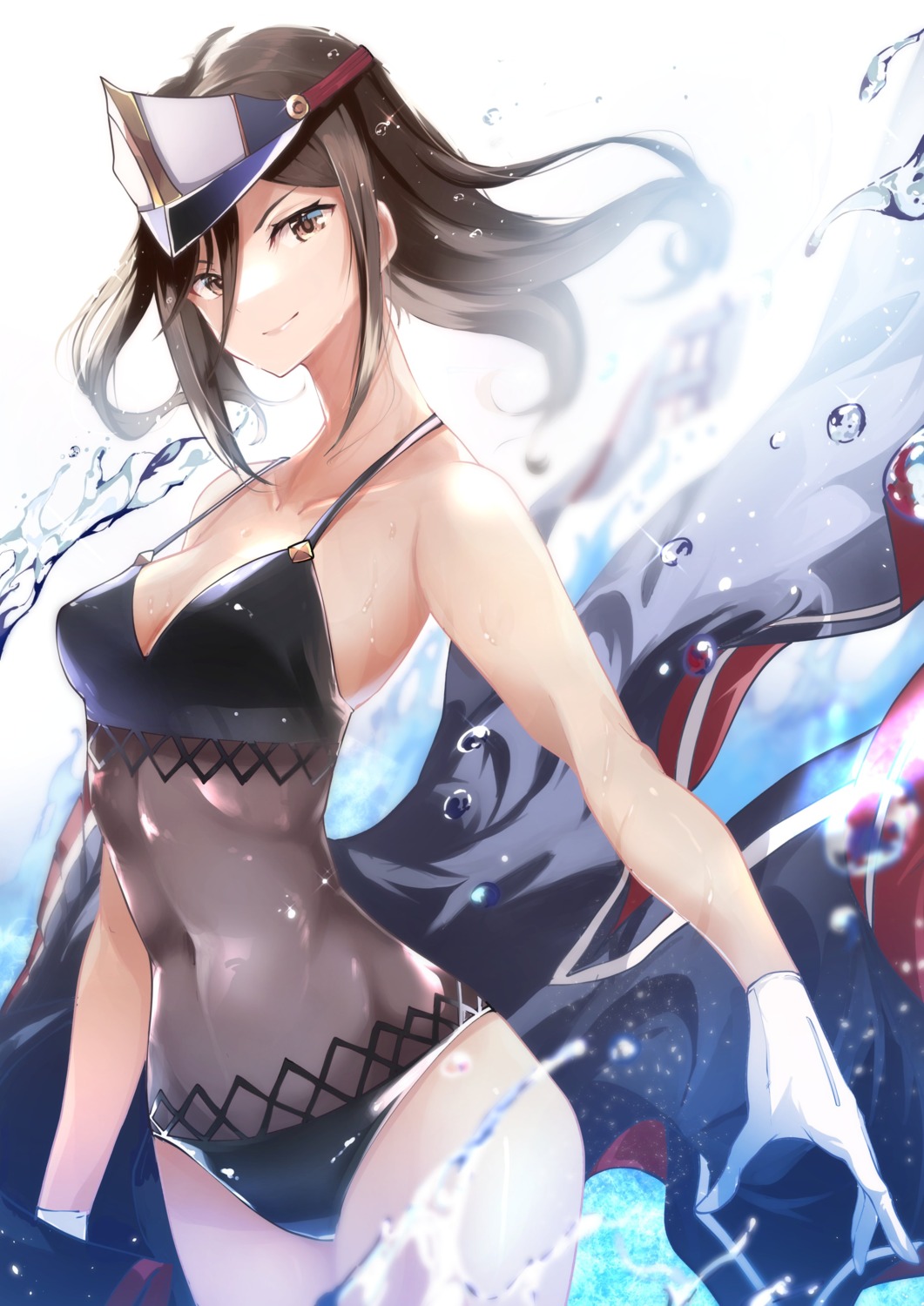 cleavage meleph_(xenoblade_2) risumi see_through swimsuits xenoblade xenoblade_chronicles_2