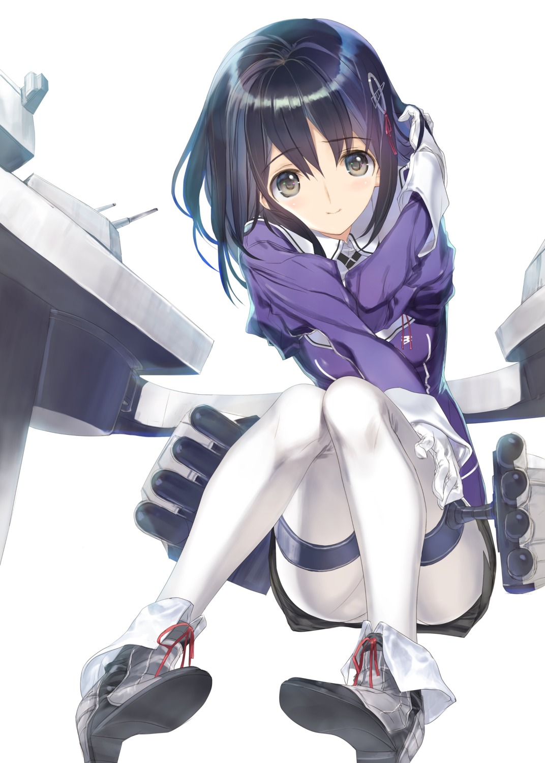 haguro_(kancolle) heels kantai_collection nakamura_takeshi pantyhose uniform