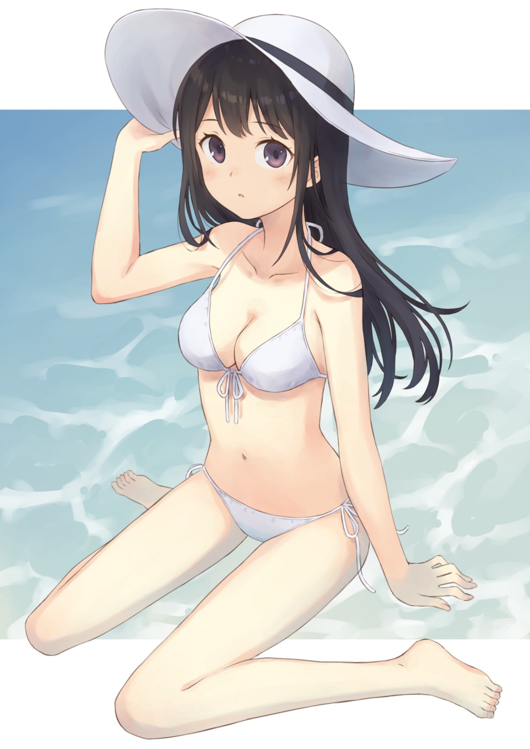 104_(artist) bikini swimsuits wet