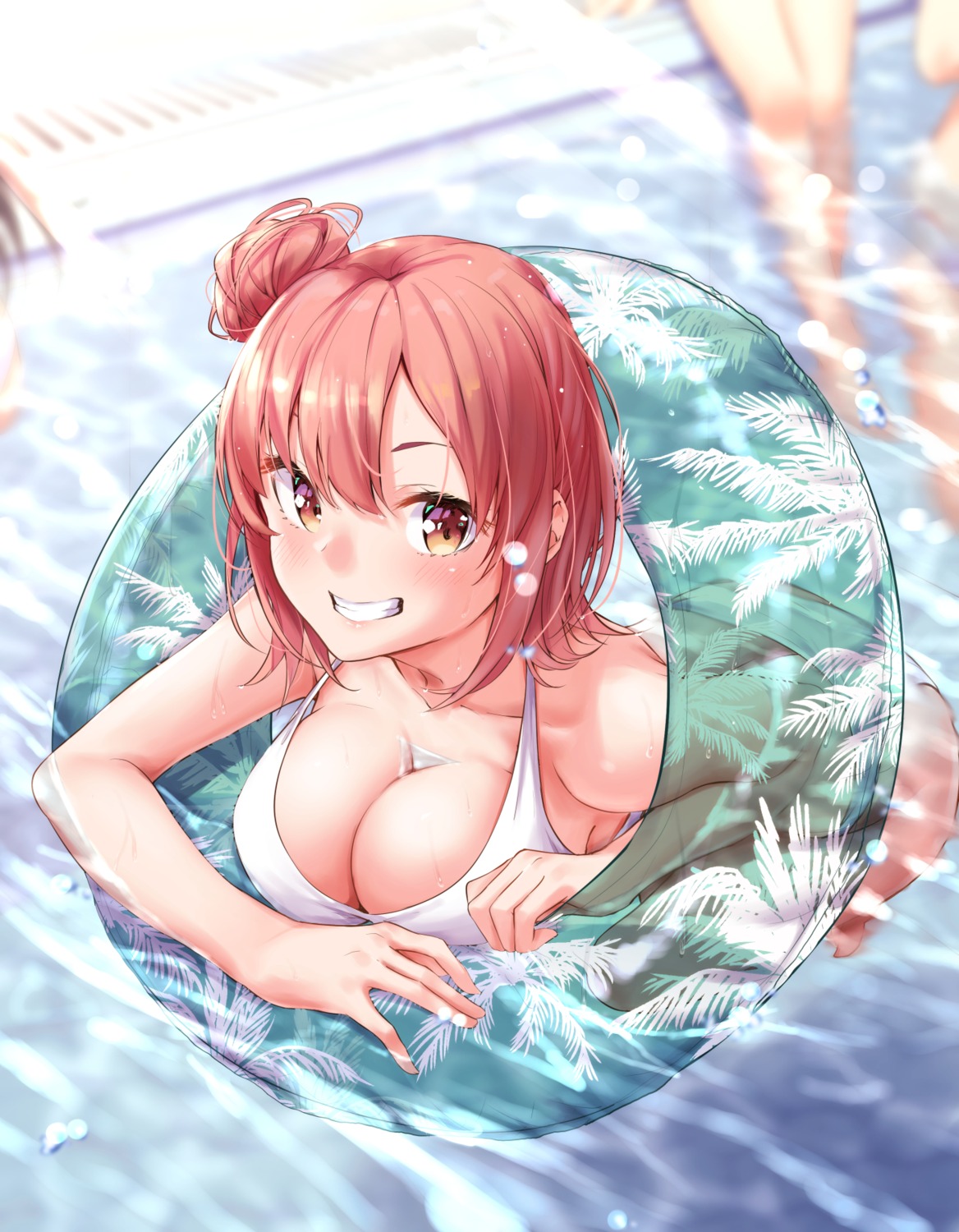 bikini sahara_gensei swimsuits wet yahari_ore_no_seishun_lovecome_wa_machigatteiru. yuigahama_yui