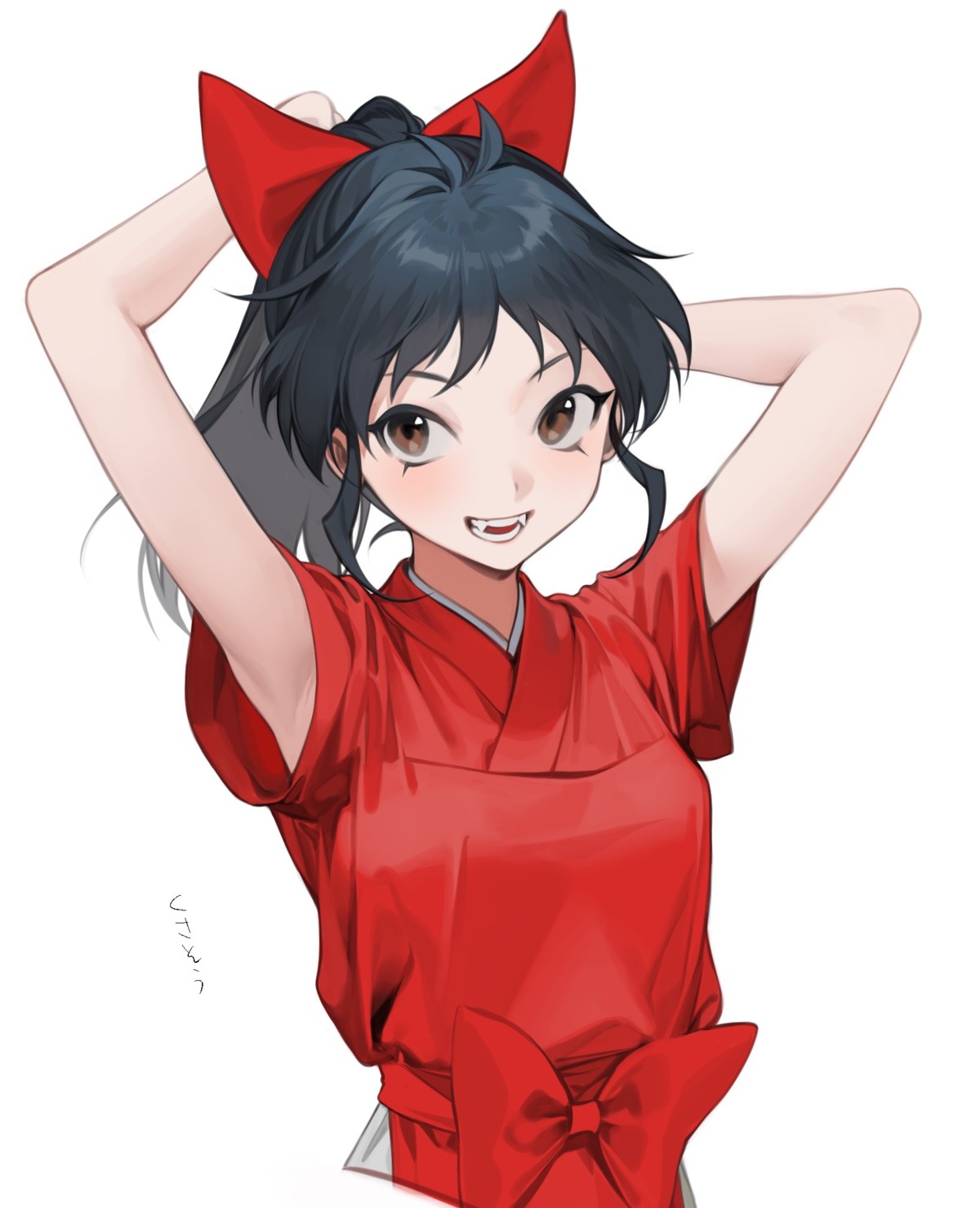 hanyou_no_yasha_hime inuyasha japanese_clothes moroha_(yashahime) ohisashiburi