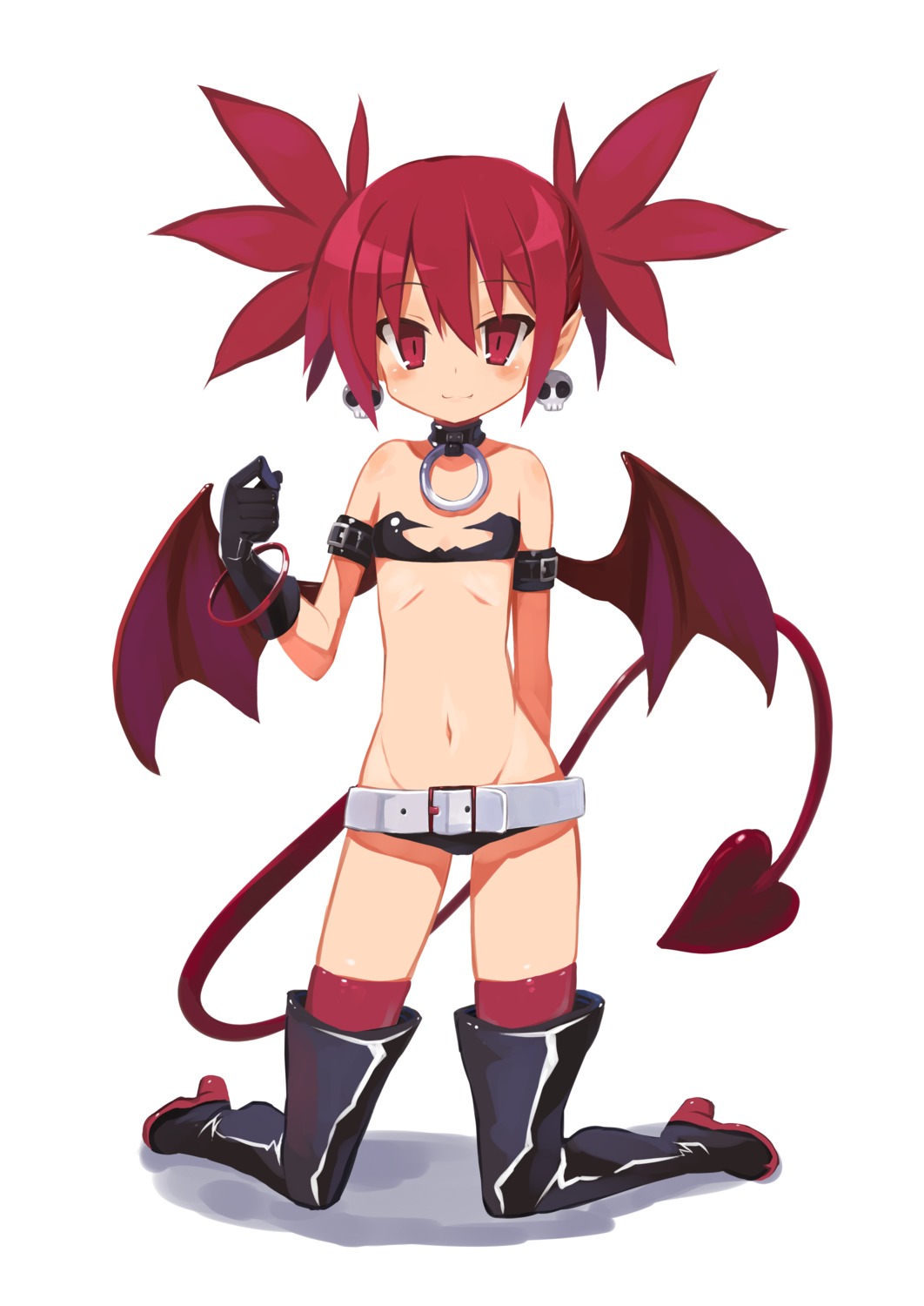 bikini_armor disgaea etna heels loli pointy_ears tail thighhighs wings xiaowei_(xxx29042536)