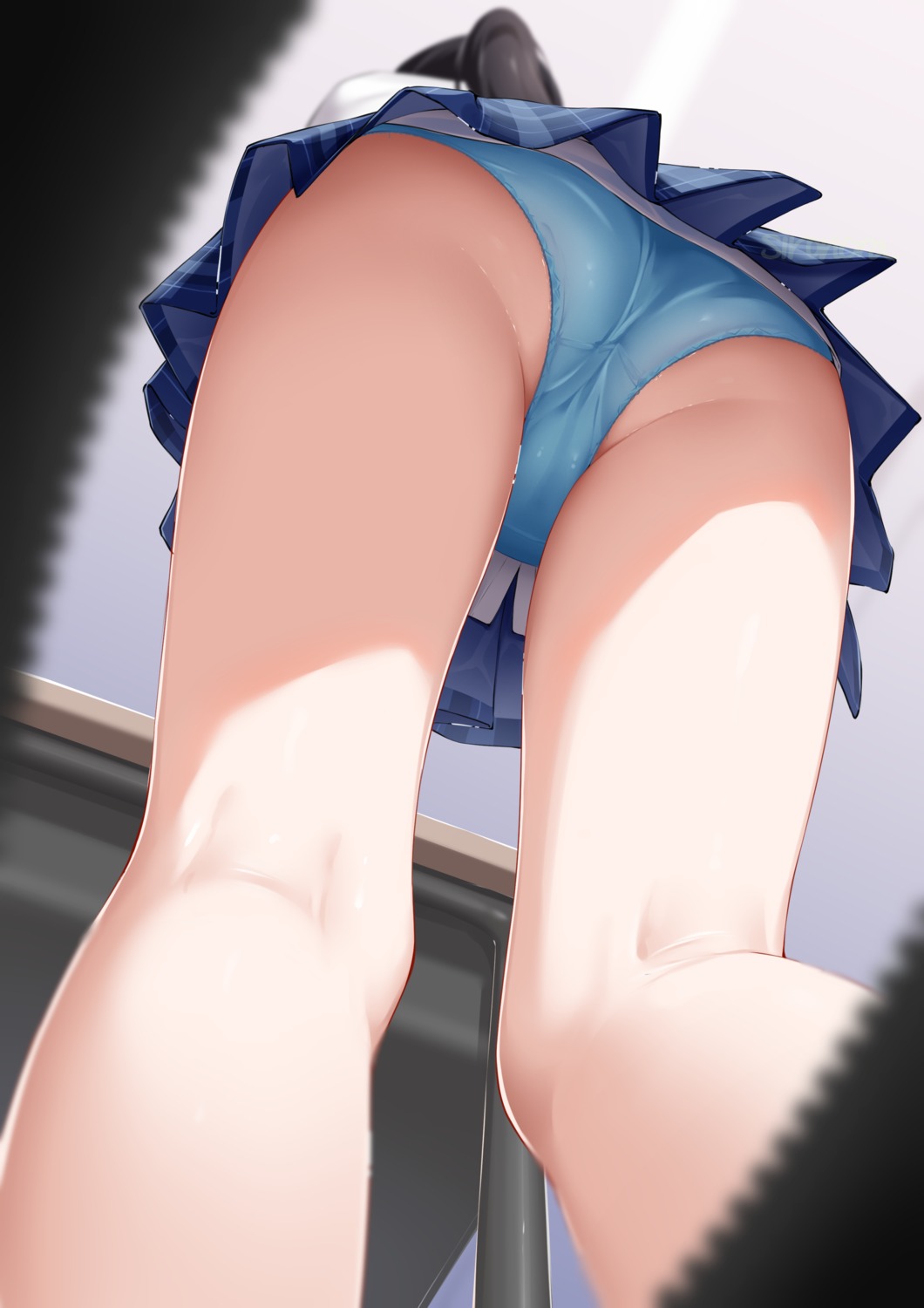 ass cameltoe pantsu seifuku shironora skirt_lift