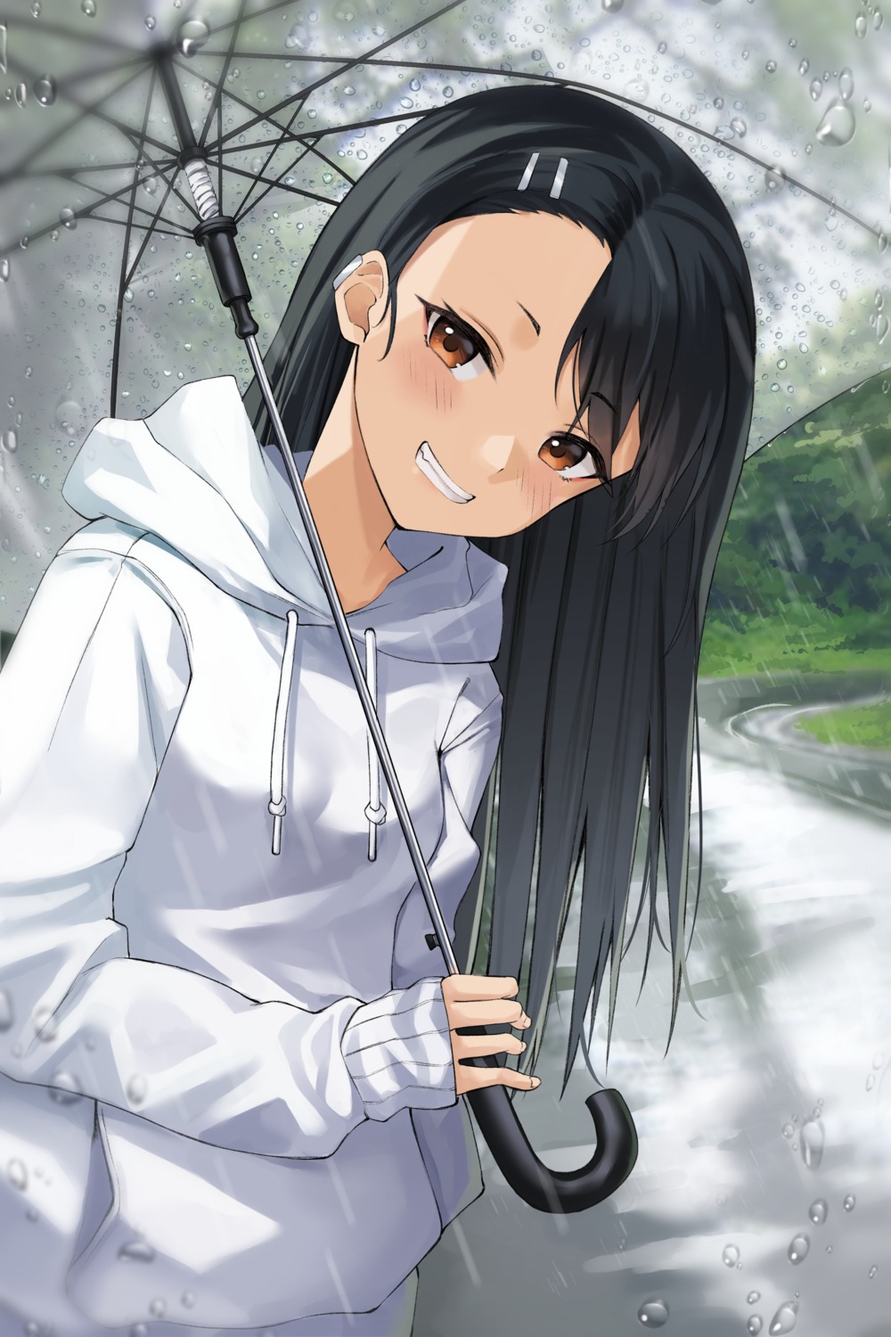 ijiranaide_nagatoro-san junkt729 nagatoro_hayase umbrella