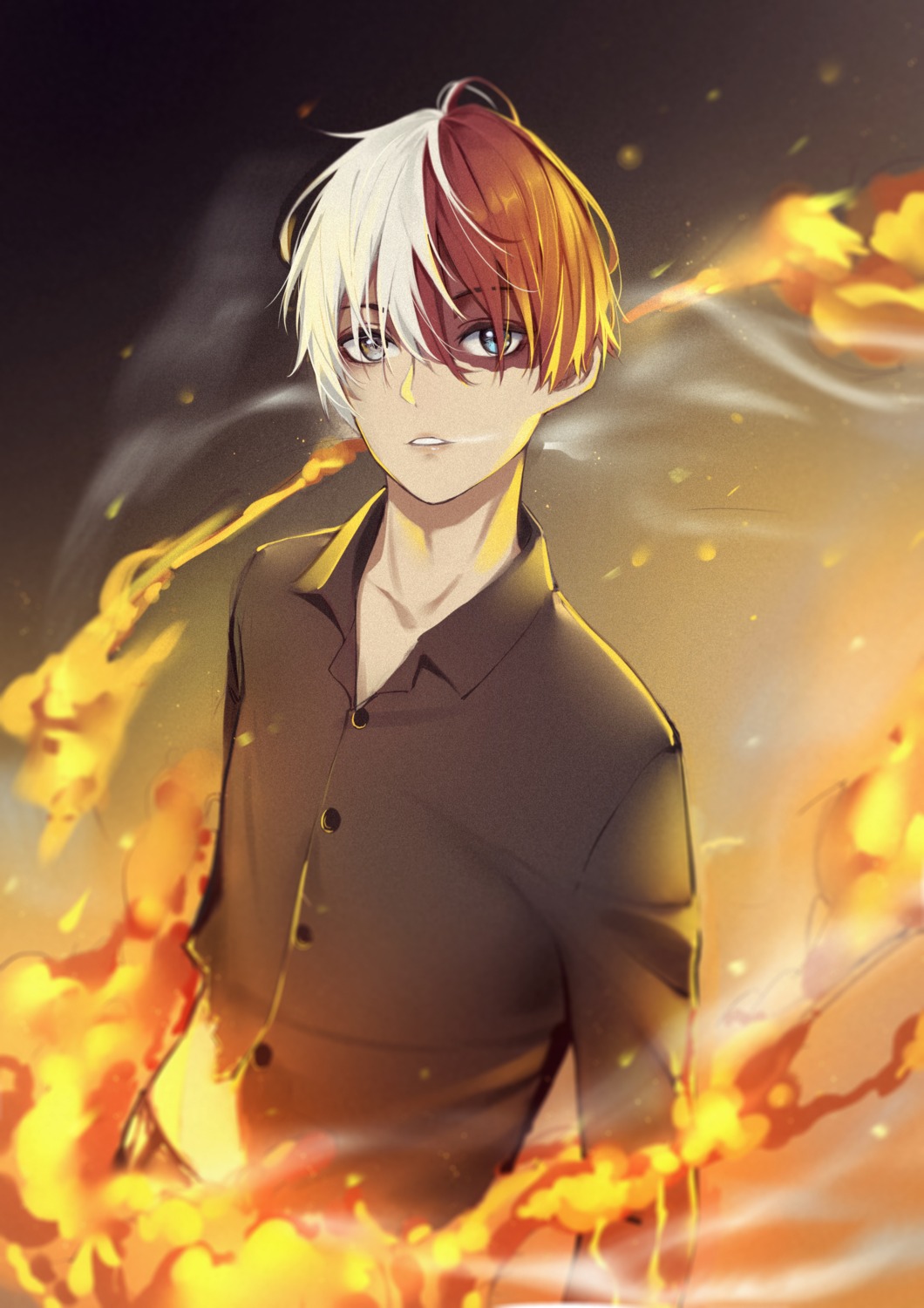 Koi Han Boku No Hero Academia Todoroki Shouto Heterochromia Male 4947 Yande Re