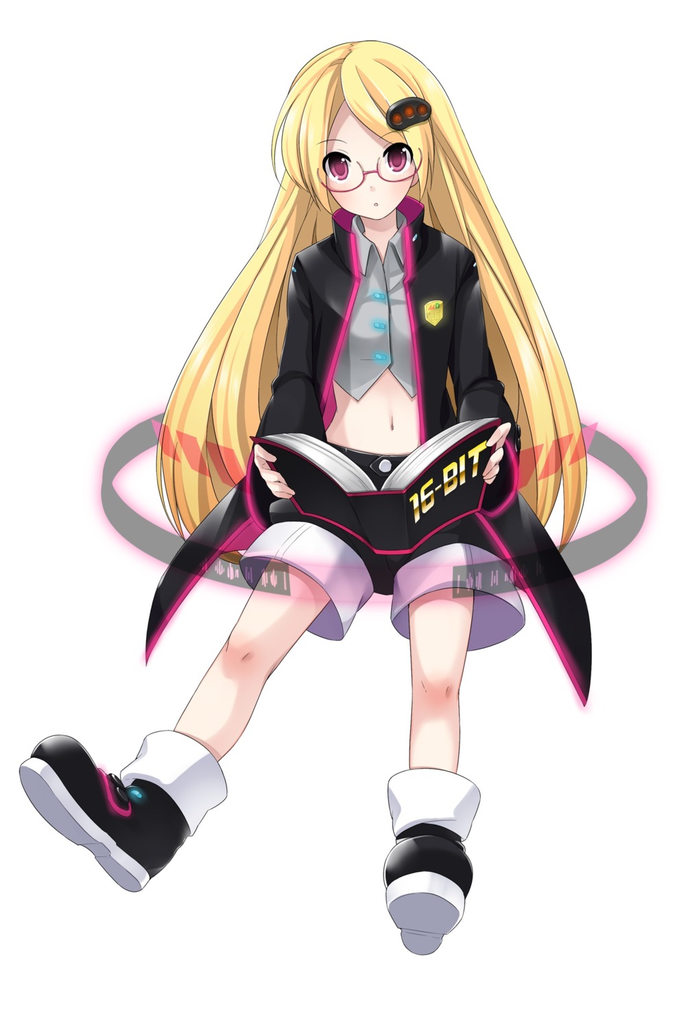 kaden_shoujo megane sega_hard_girls sega_mega_drive_(sega_hard_girls) tagme