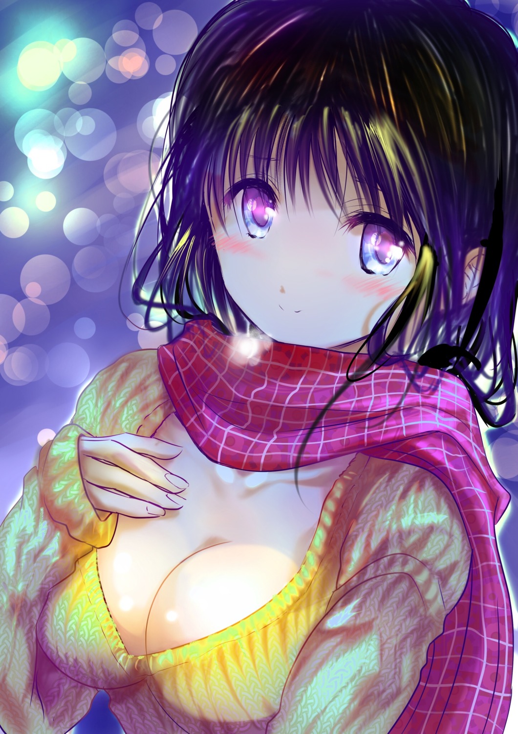 cleavage ogata_tei sweater