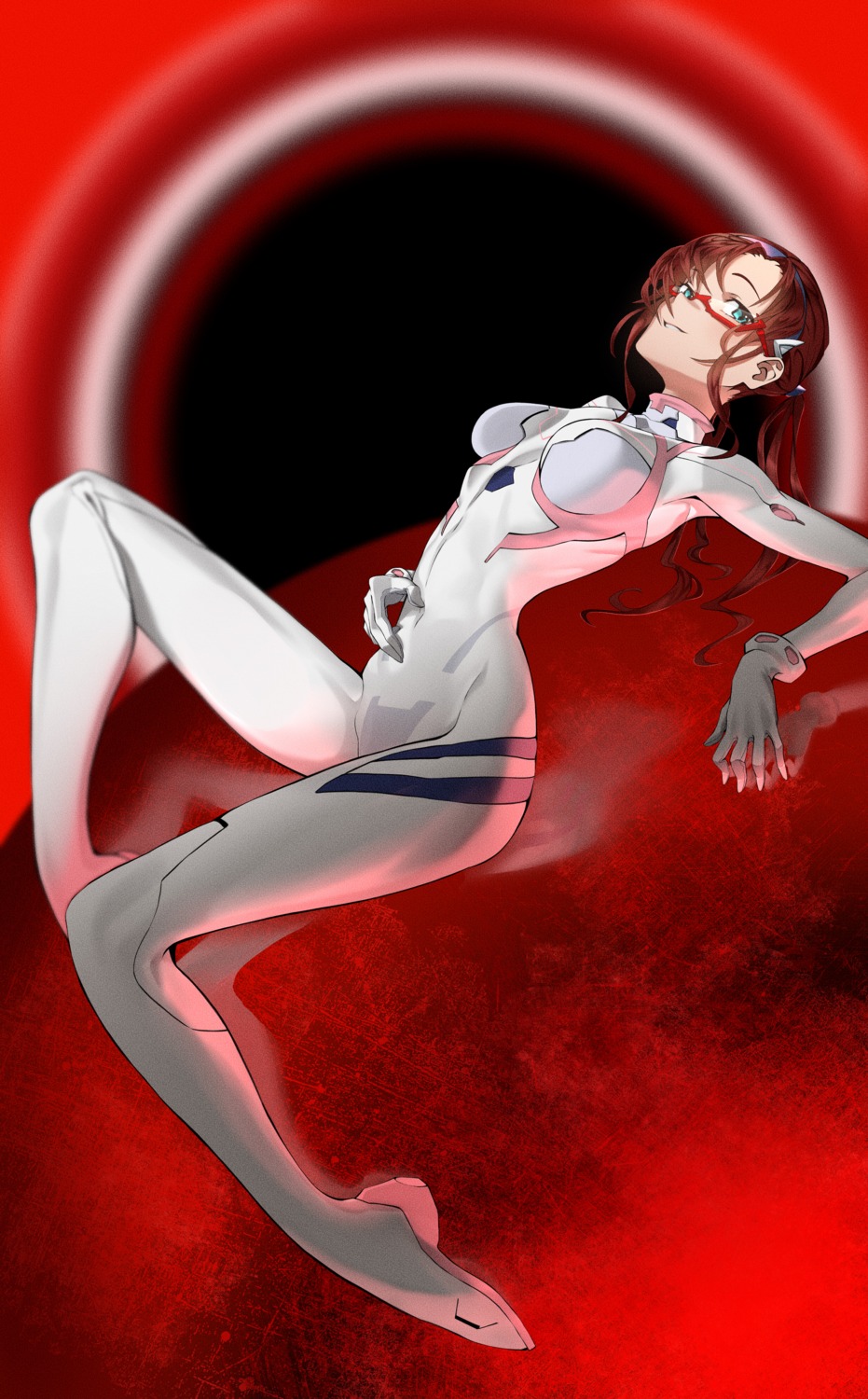 bodysuit makinami_mari_illustrious megane neon_genesis_evangelion zinz