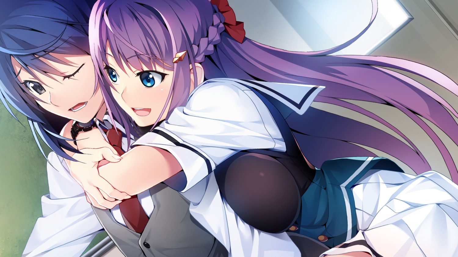 front_wing game_cg grisaia grisaia_phantom_trigger seifuku watanabe_akio