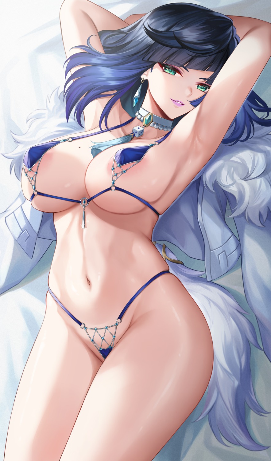 areola bra genshin_impact kacyu pantsu yelan