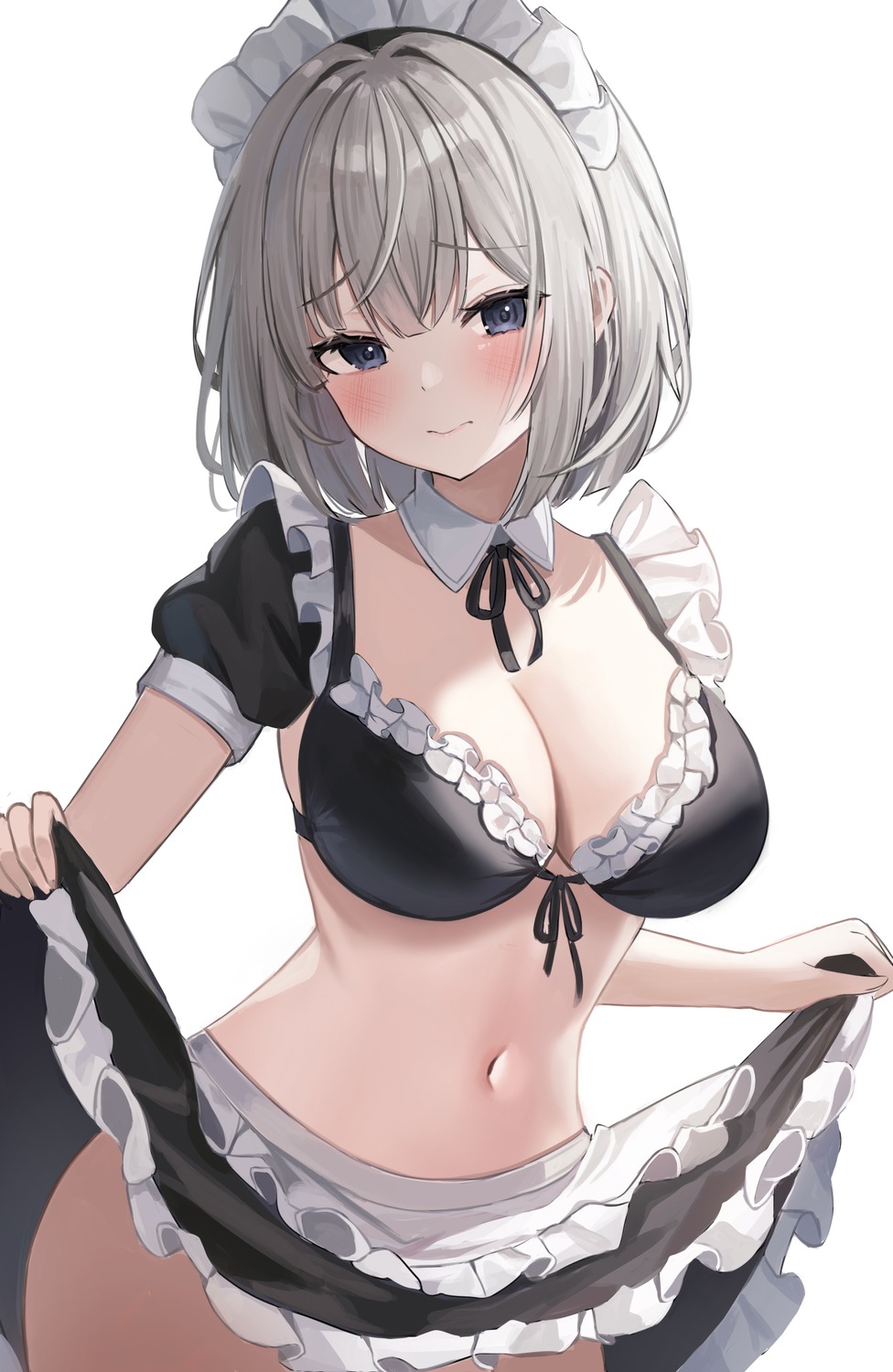 bikini_top maid nannung skirt_lift swimsuits