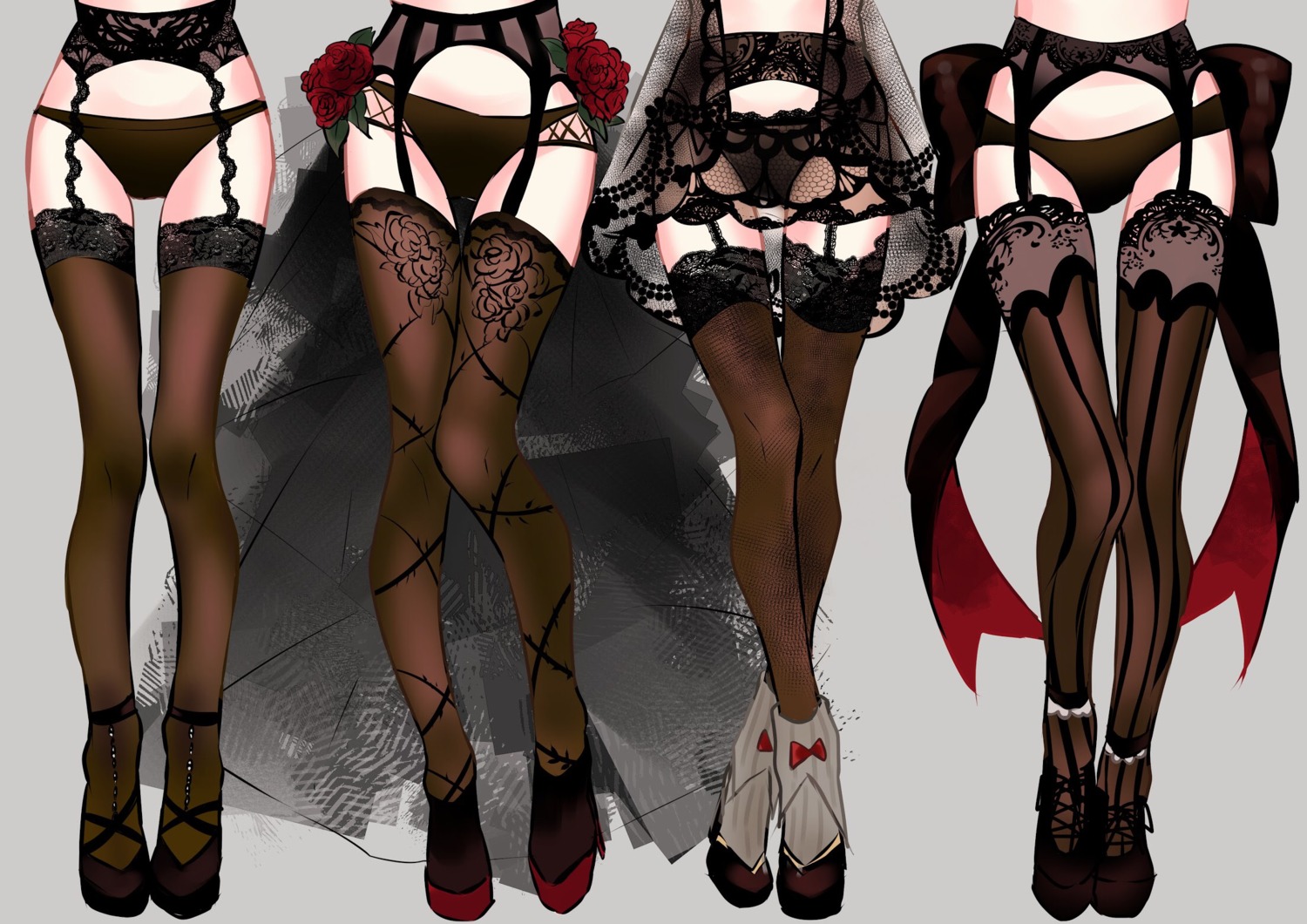 fishnets garter_belt lingerie pantsu see_through stockings thighhighs user_hzep4533