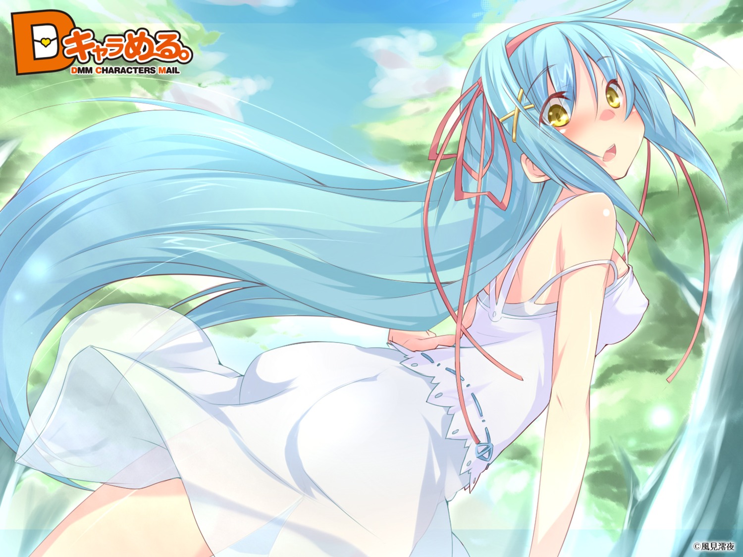 dmm dress erect_nipples kazami_ryouya wallpaper