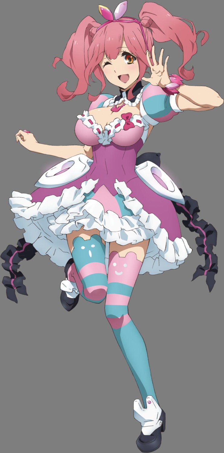 cleavage heels macross_delta makina_nakajima tagme thighhighs transparent_png