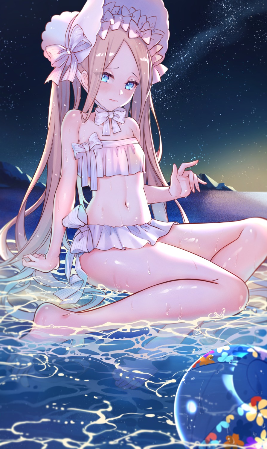 abigail_williams_(fate) bikini fate/grand_order loli swimsuits vicky26220183 wet