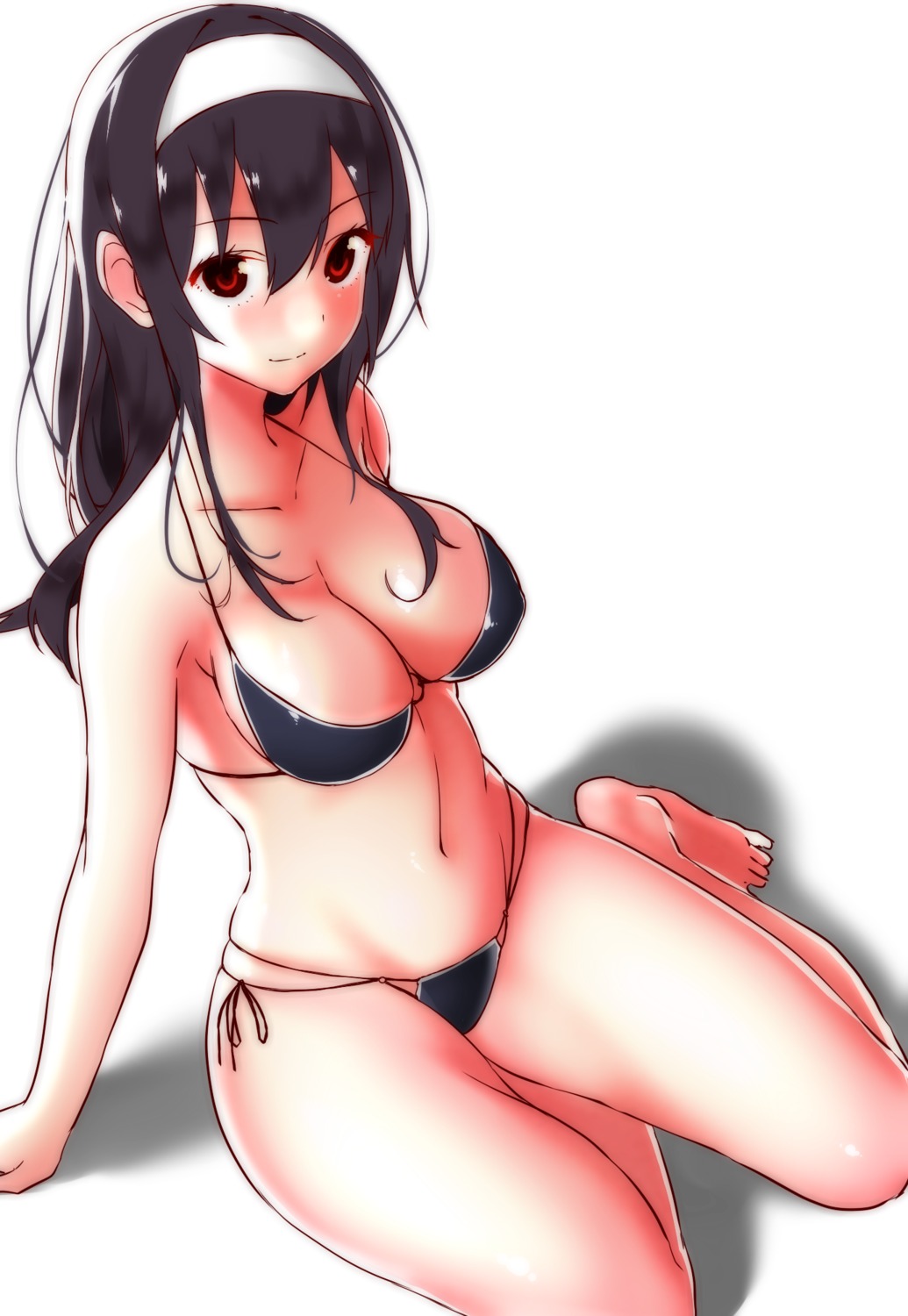amano_don bikini cleavage erect_nipples kasumigaoka_utaha saenai_heroine_no_sodatekata swimsuits