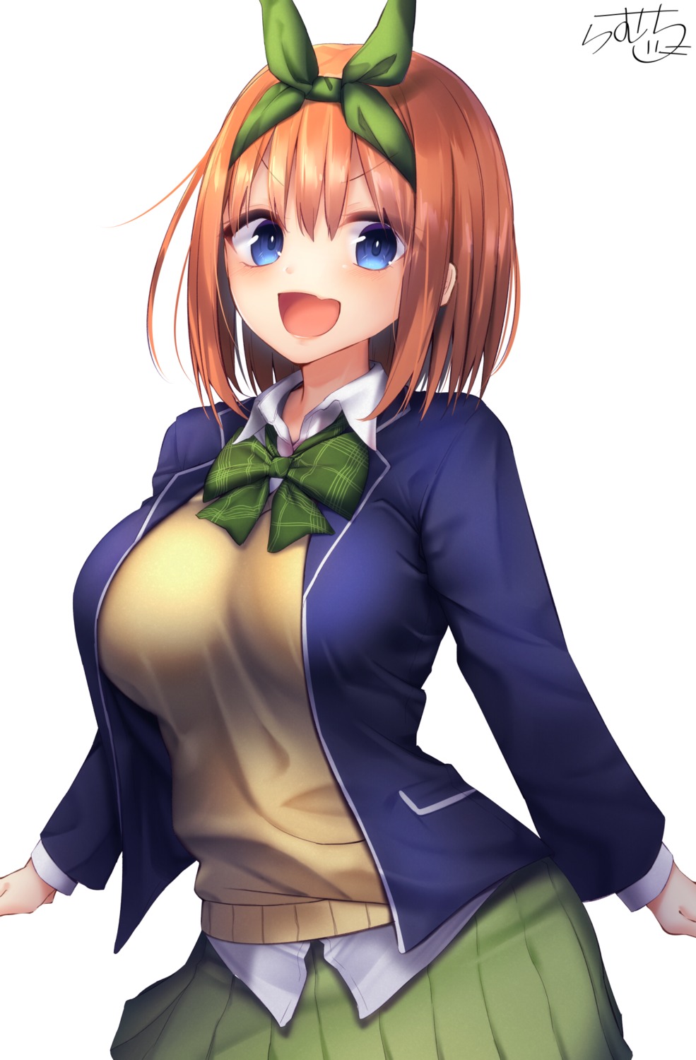 5-toubun_no_hanayome nakano_yotsuba ramchi seifuku sweater