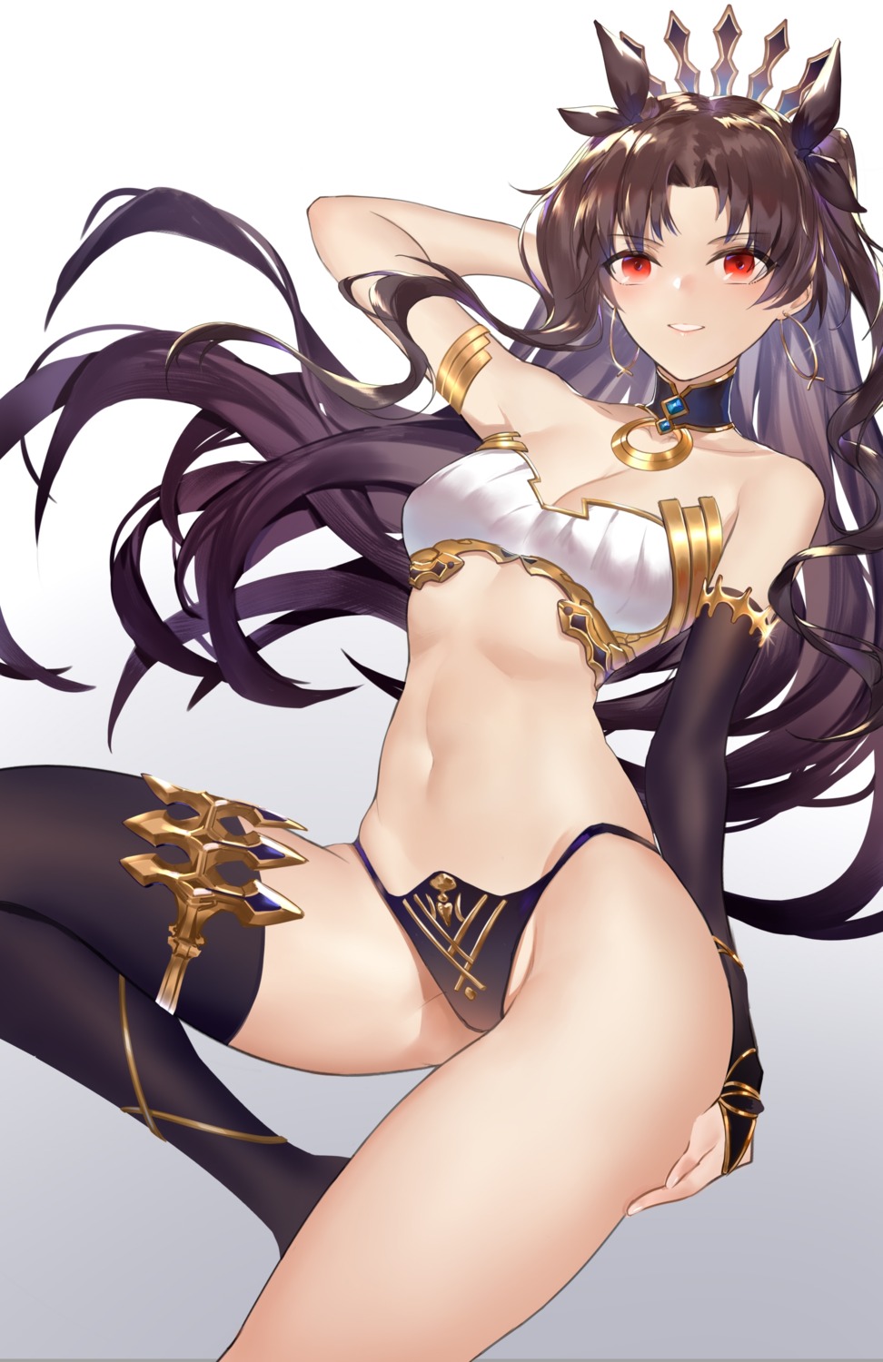 bikini_armor cleavage fate/grand_order garter horz ishtar_(fate/grand_order) thighhighs