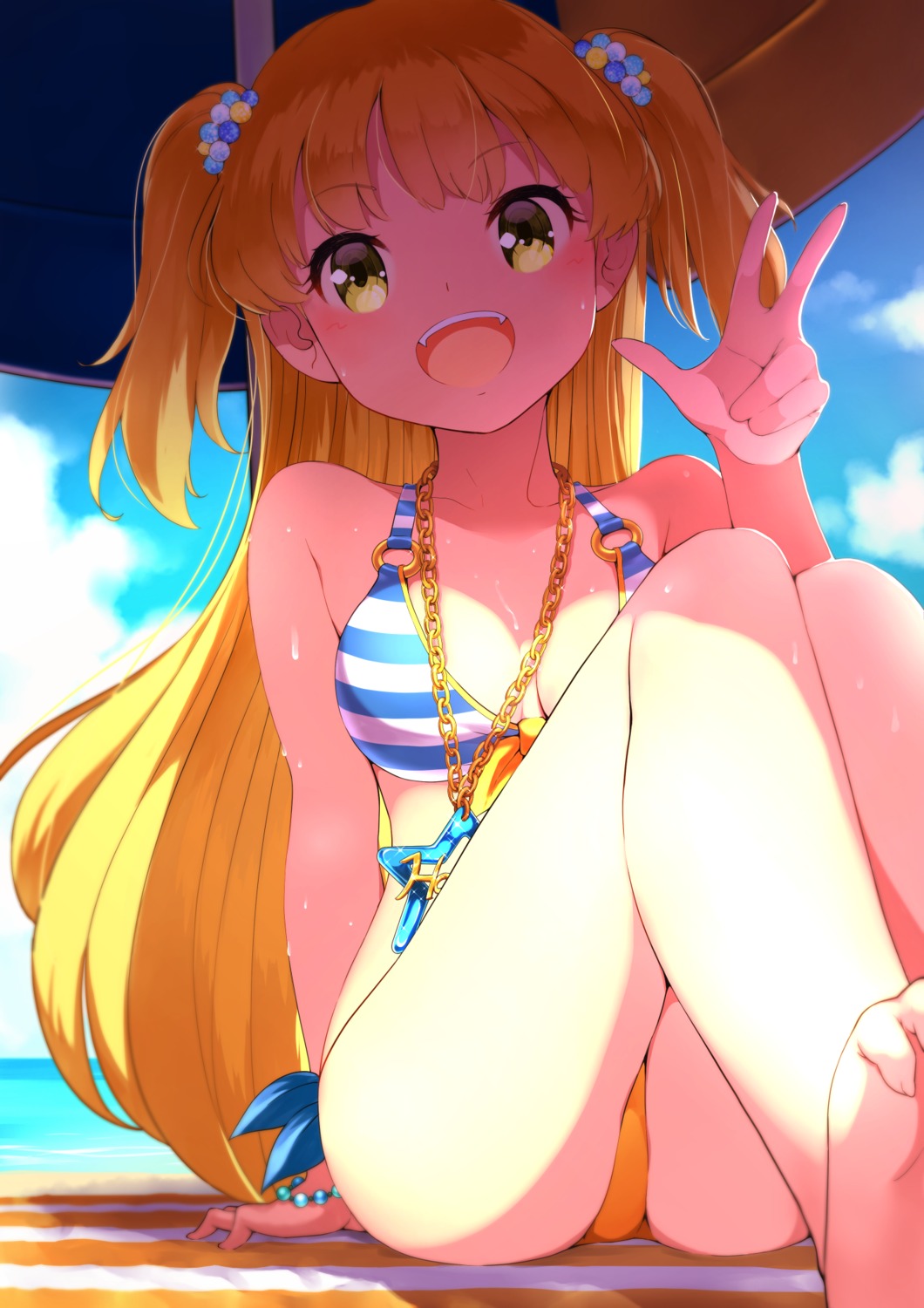 bikini jougasaki_rika rin2008 swimsuits the_idolm@ster the_idolm@ster_cinderella_girls