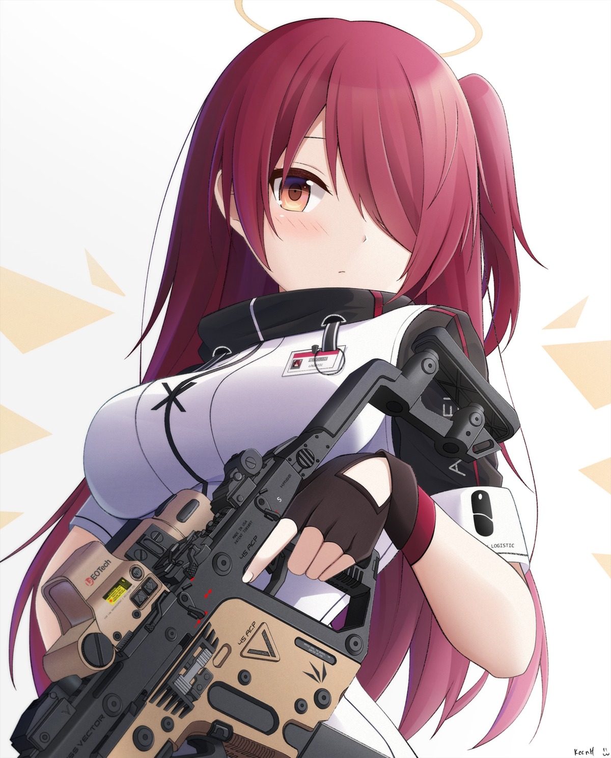 arknights exusiai_(arknights) gun keenh