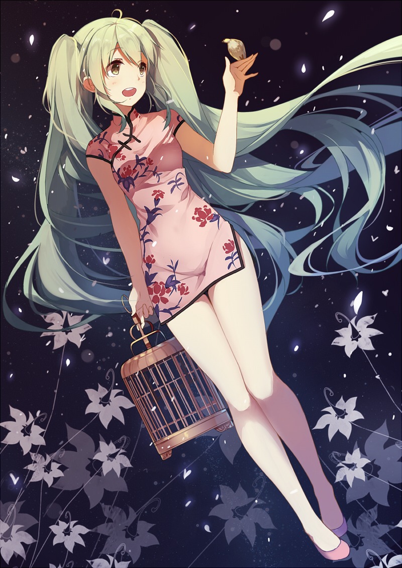 caidychen chinadress hatsune_miku vocaloid