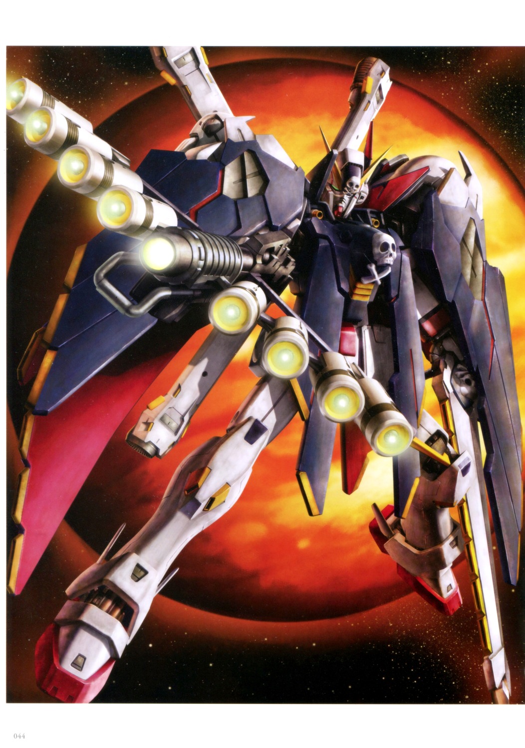 crossbone_gundam gundam gundam_build_fighters gundam_build_fighters_try tenjin_hidetaka