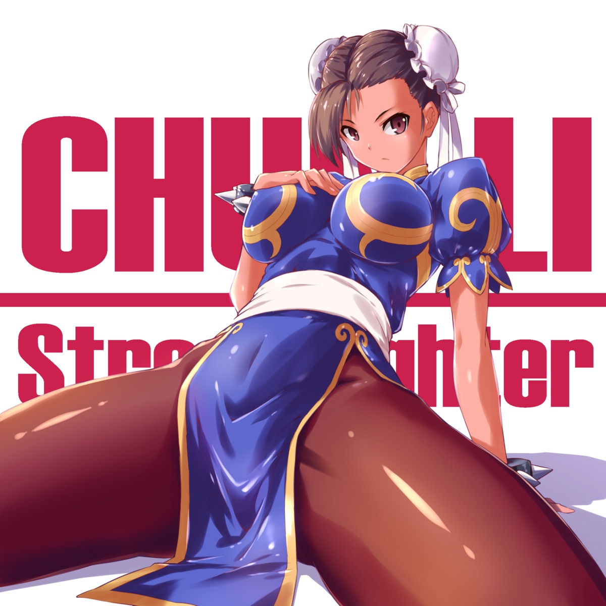 breast_hold chinadress chun_li fish.boy pantyhose street_fighter