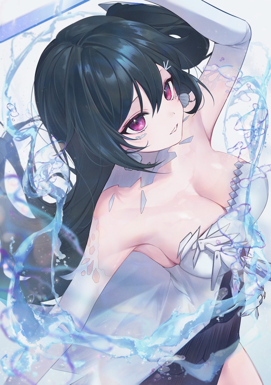 lucia_(punishing:_gray_raven) nellku24 no_bra punishing:_gray_raven see_through