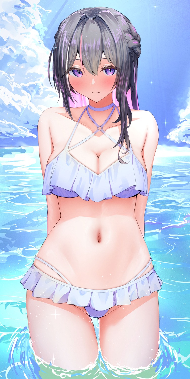 azki_(hololive) bikini hololive kon_(07263545) swimsuits wet